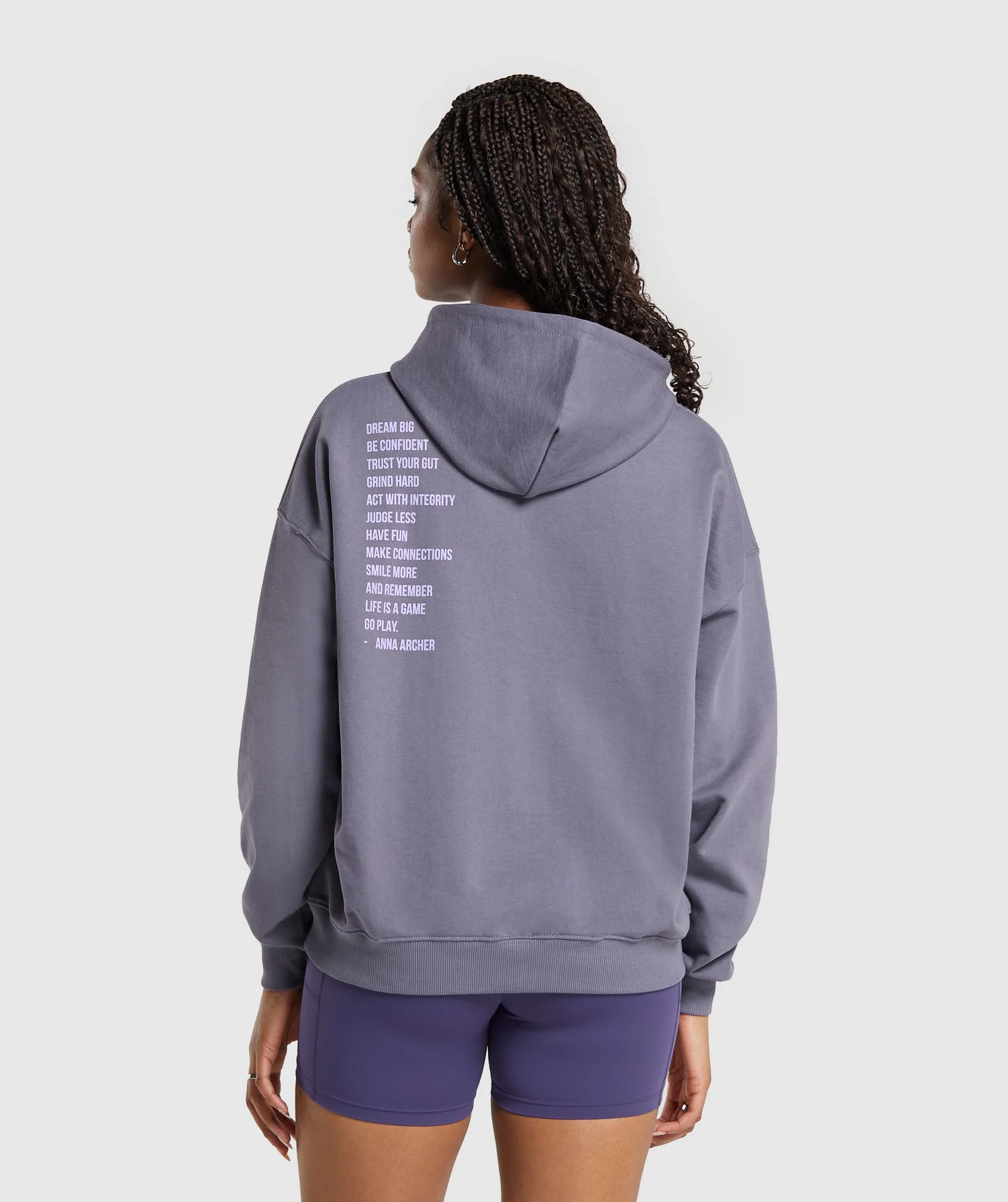 GS x Anna Hoodie - Dewberry Purple - Image 2