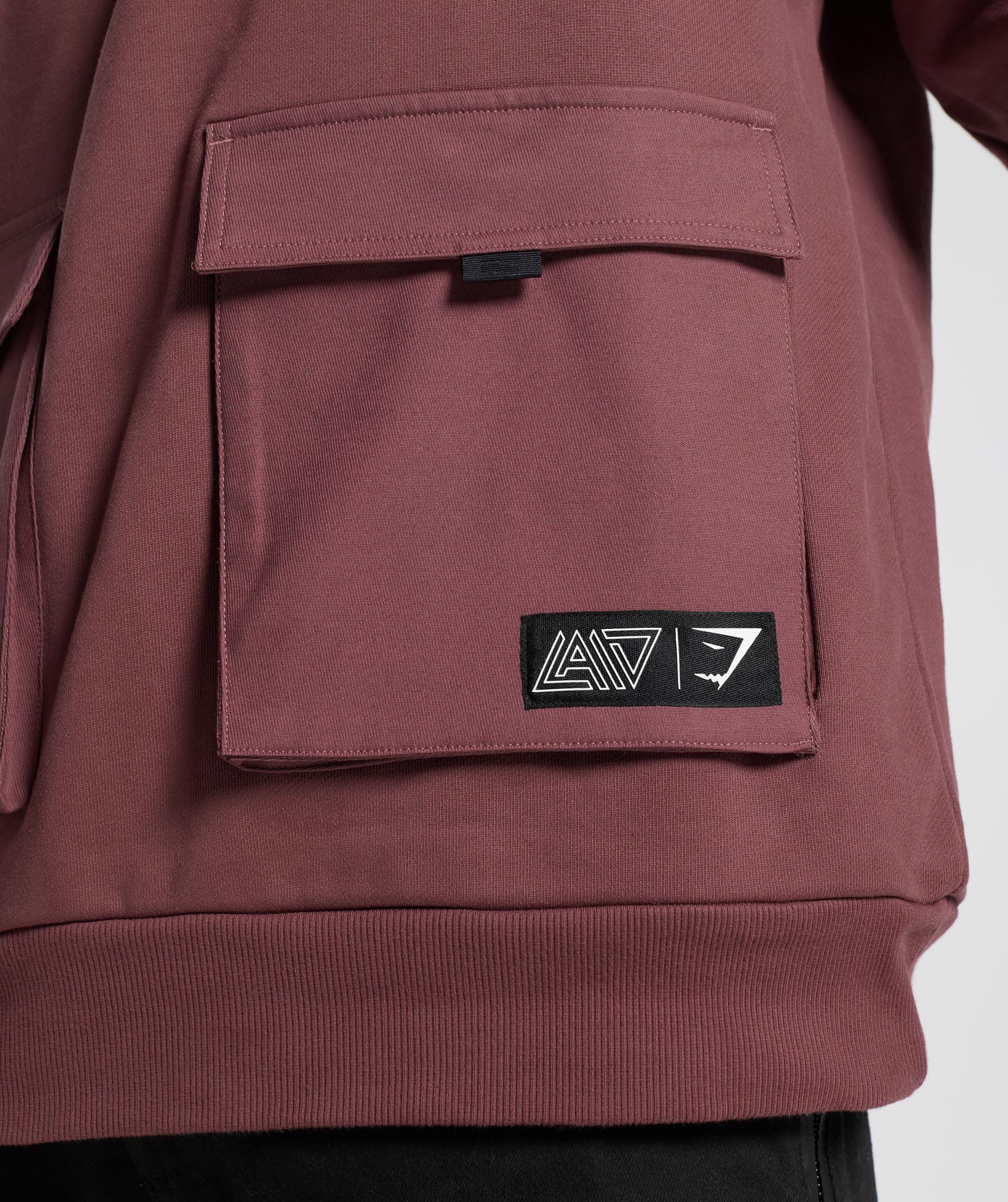 GS x David Laid Hoodie - Magenta Brown - Image 6