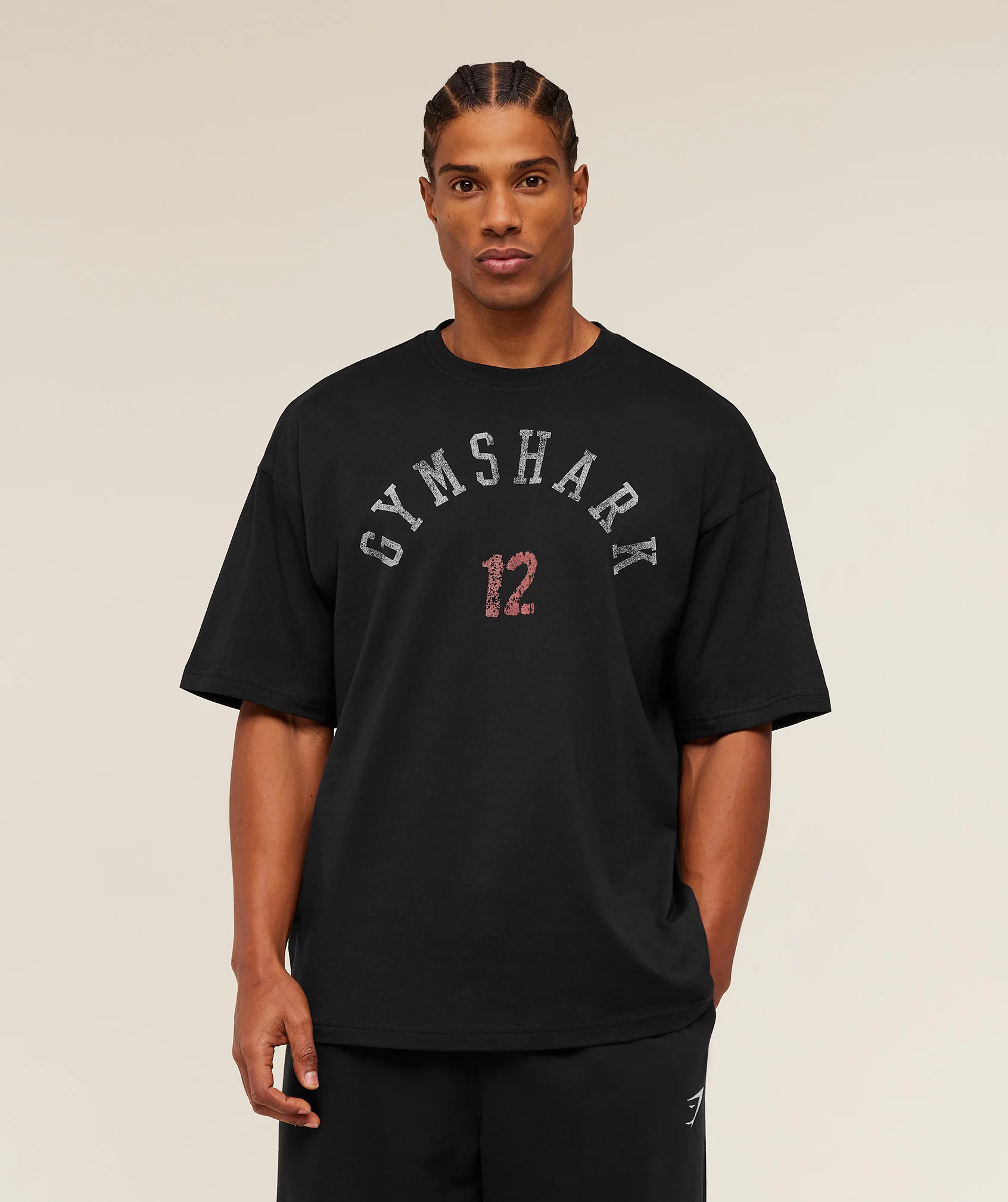 Gymshark 12 Graphic T-Shirt - GS Black