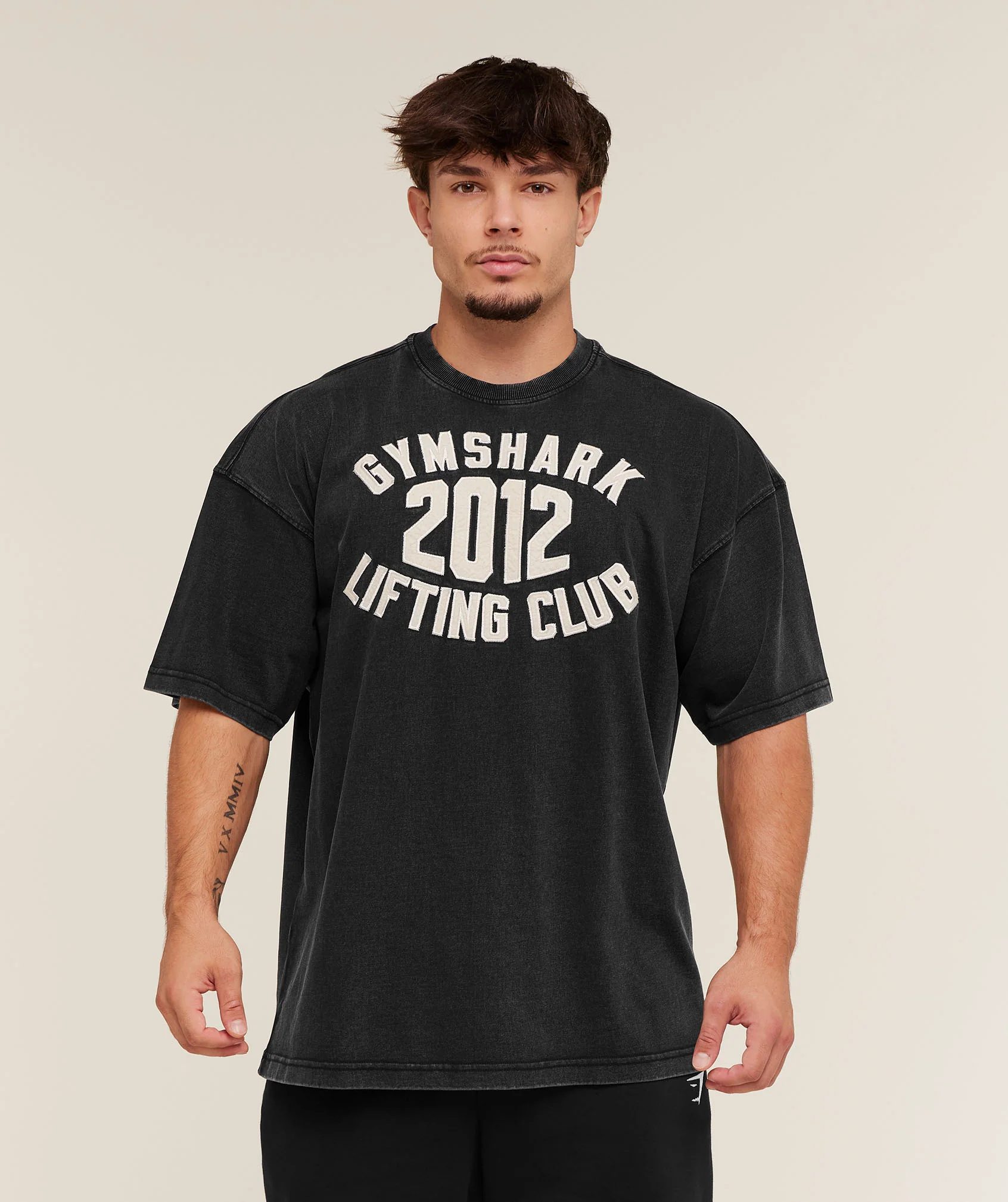 Gymshark 2012 Lifting Club T-Shirt - Black - Image 3