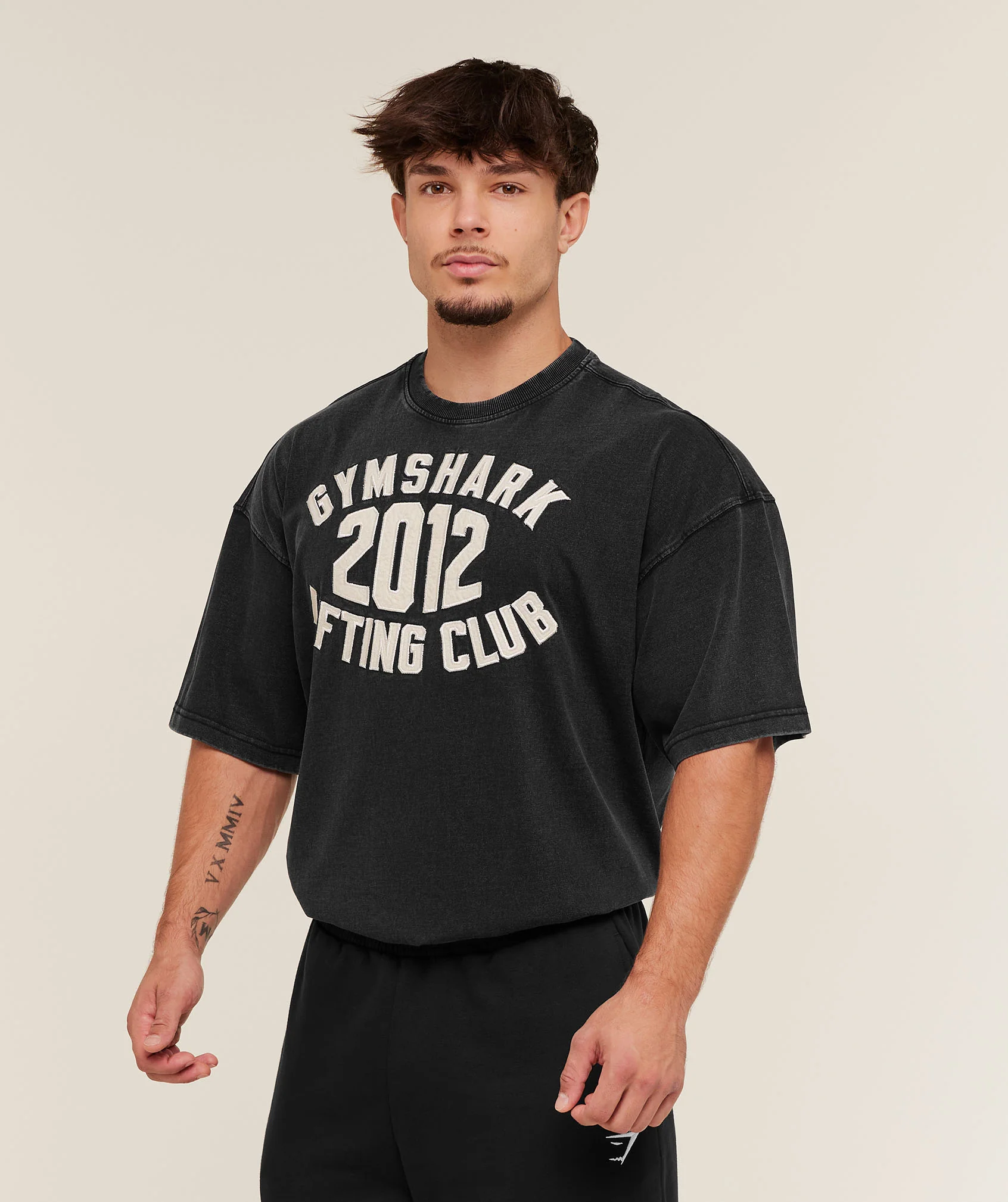 Gymshark 2012 Lifting Club T-Shirt - Black - Image 4