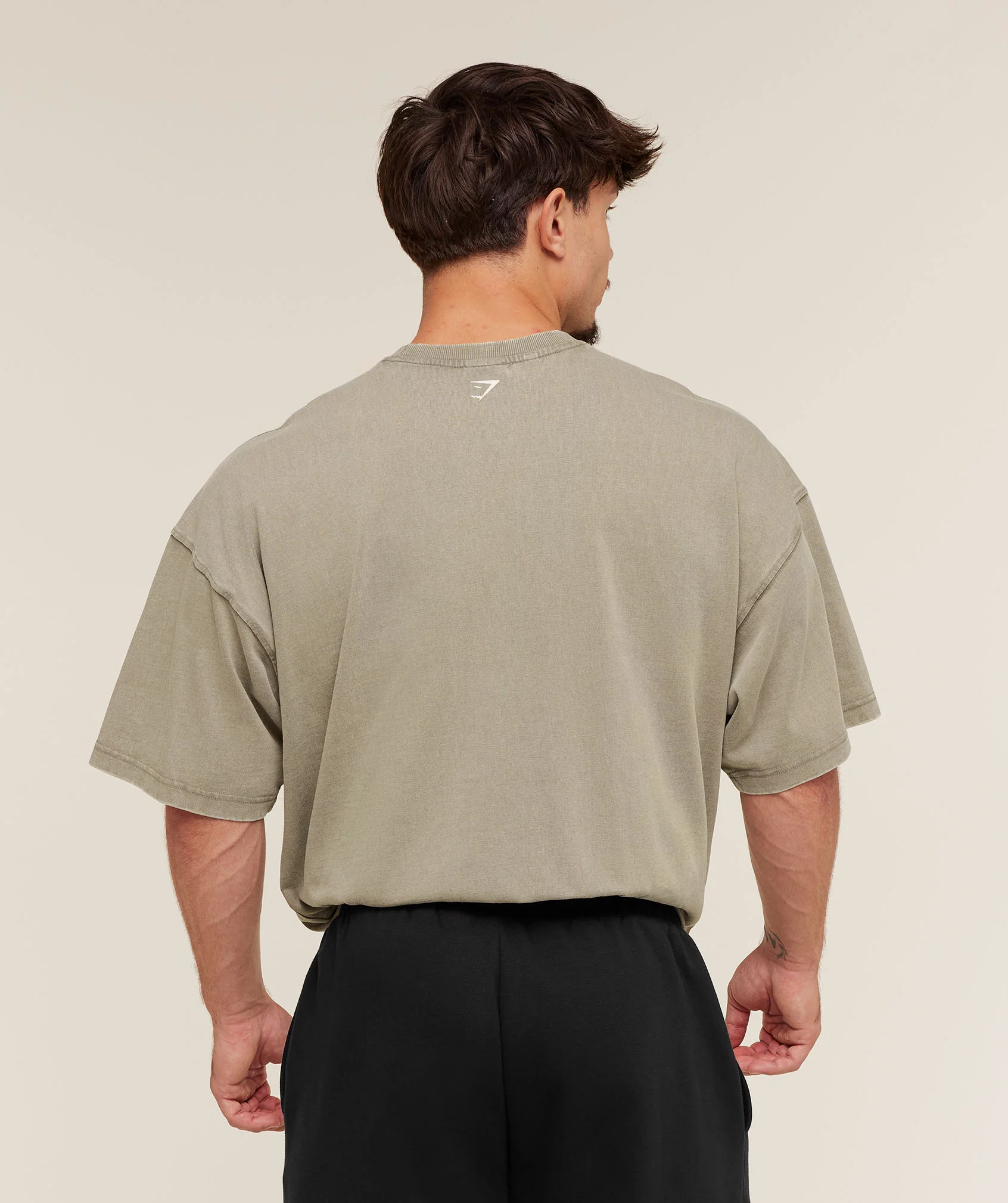 Gymshark 2012 Lifting Club T-Shirt - Linen Brown - Image 2