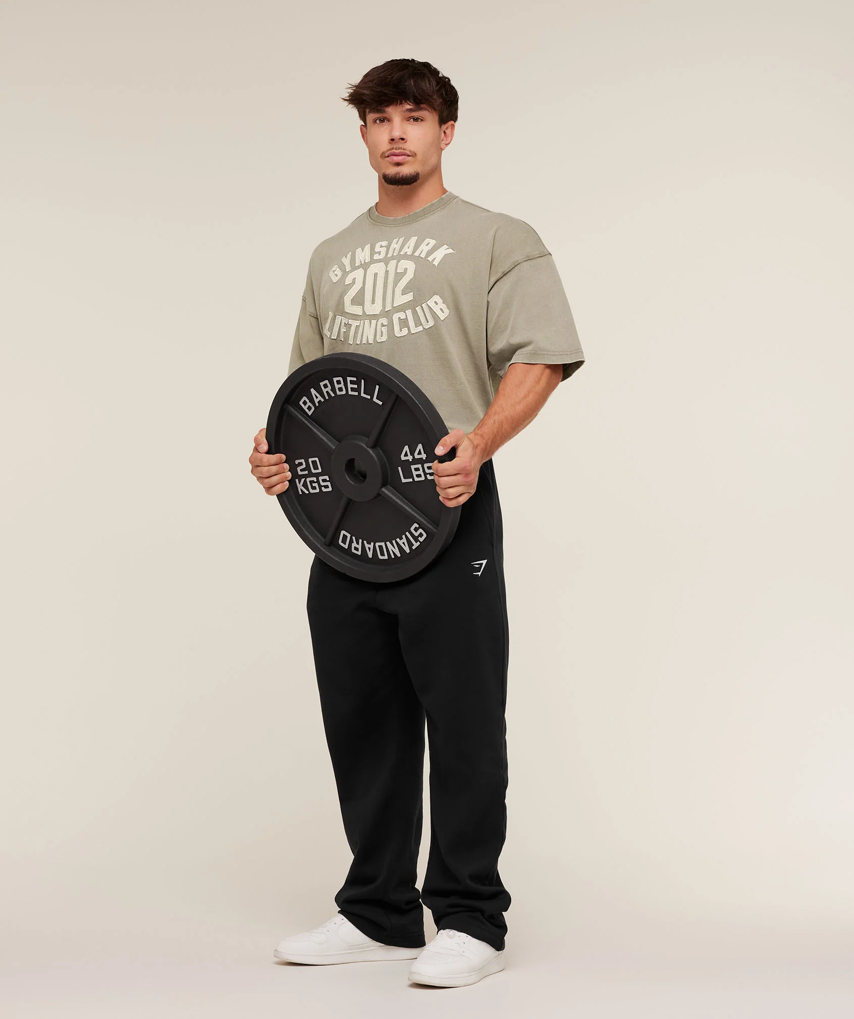 Gymshark 2012 Lifting Club T-Shirt - Linen Brown - Image 5