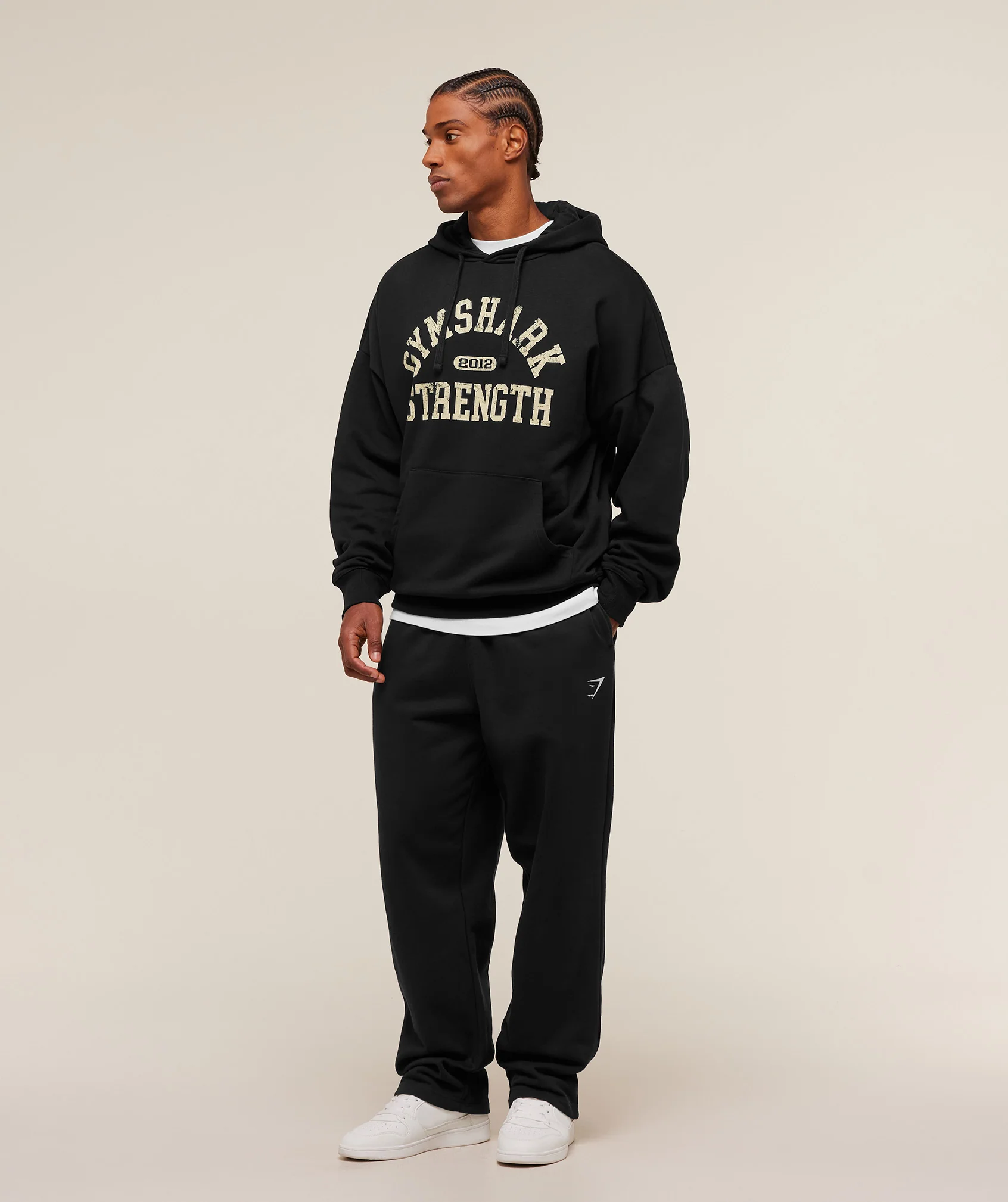 Gymshark 2012 Strength Hoodie - Black - Image 5