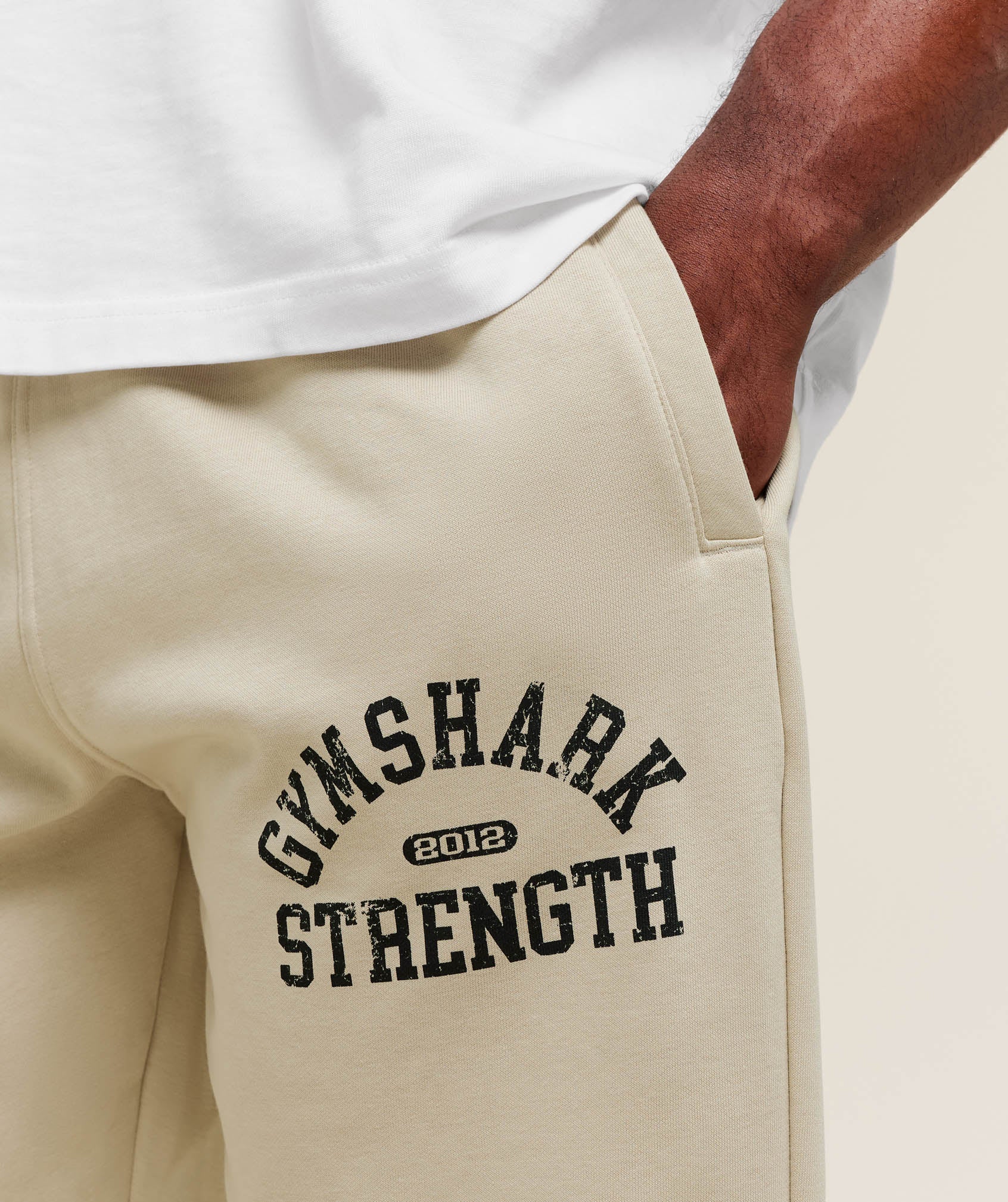Gymshark 2012 Strength Joggers - Pebble Grey - Image 4