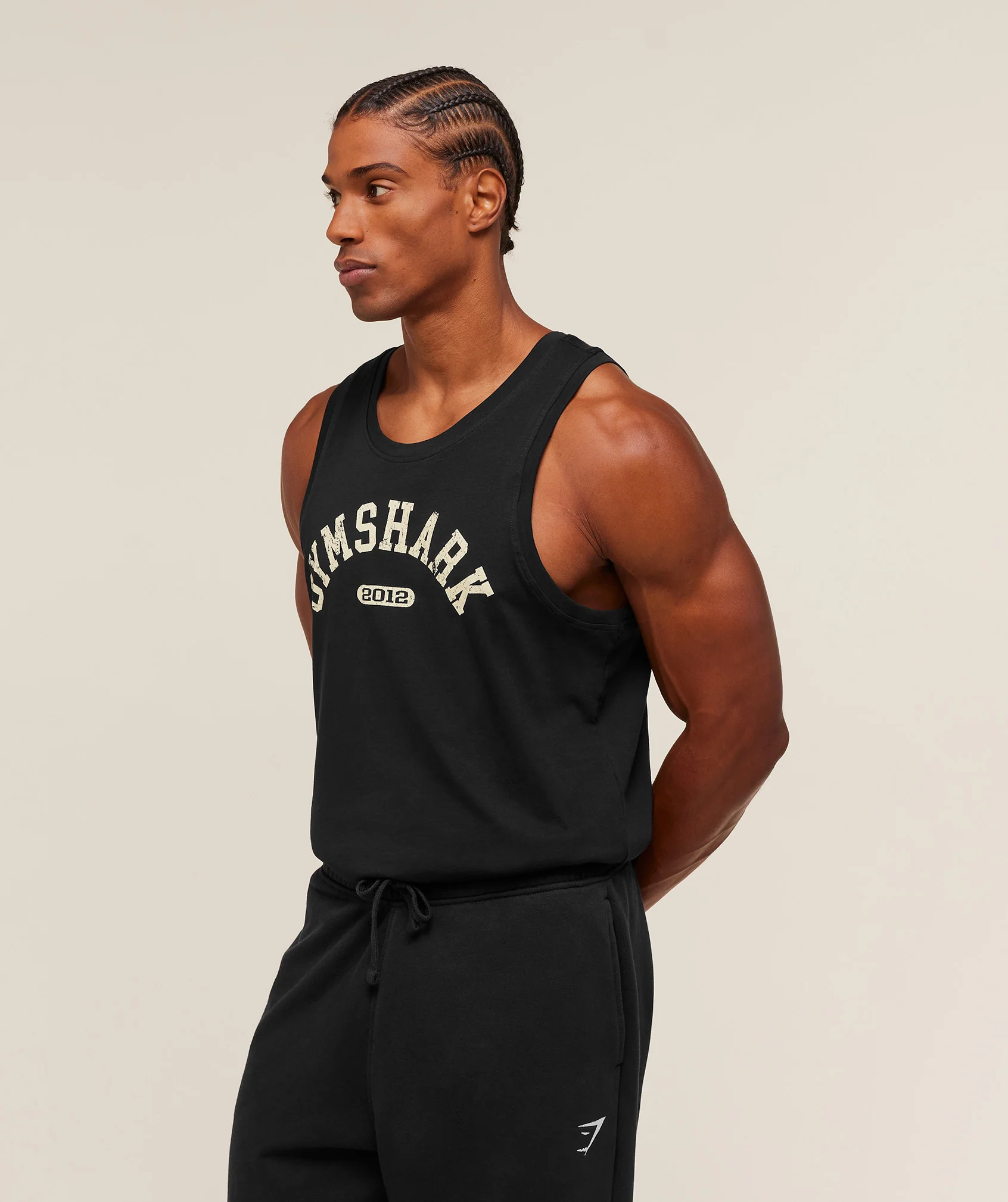 Gymshark 2012 Strength Tank - Black - Image 3