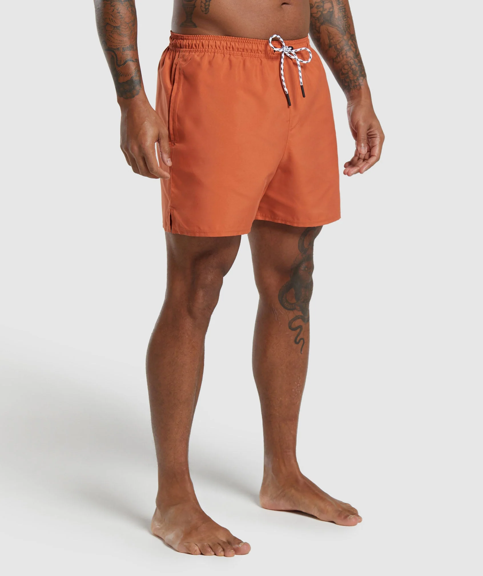 Gymshark 5" Swim Shorts - Muted Orange - Image 3
