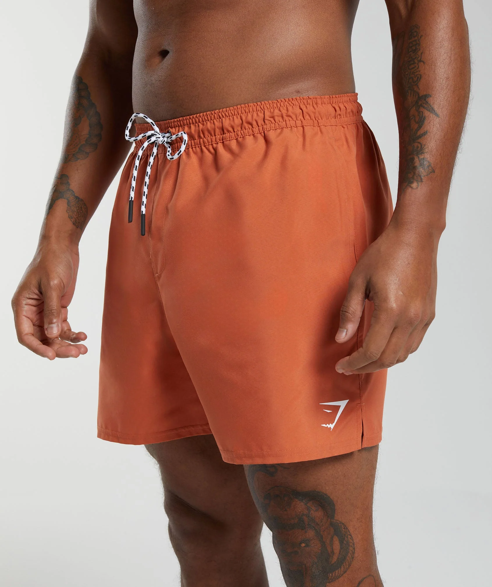 Gymshark 5" Swim Shorts - Muted Orange - Image 5