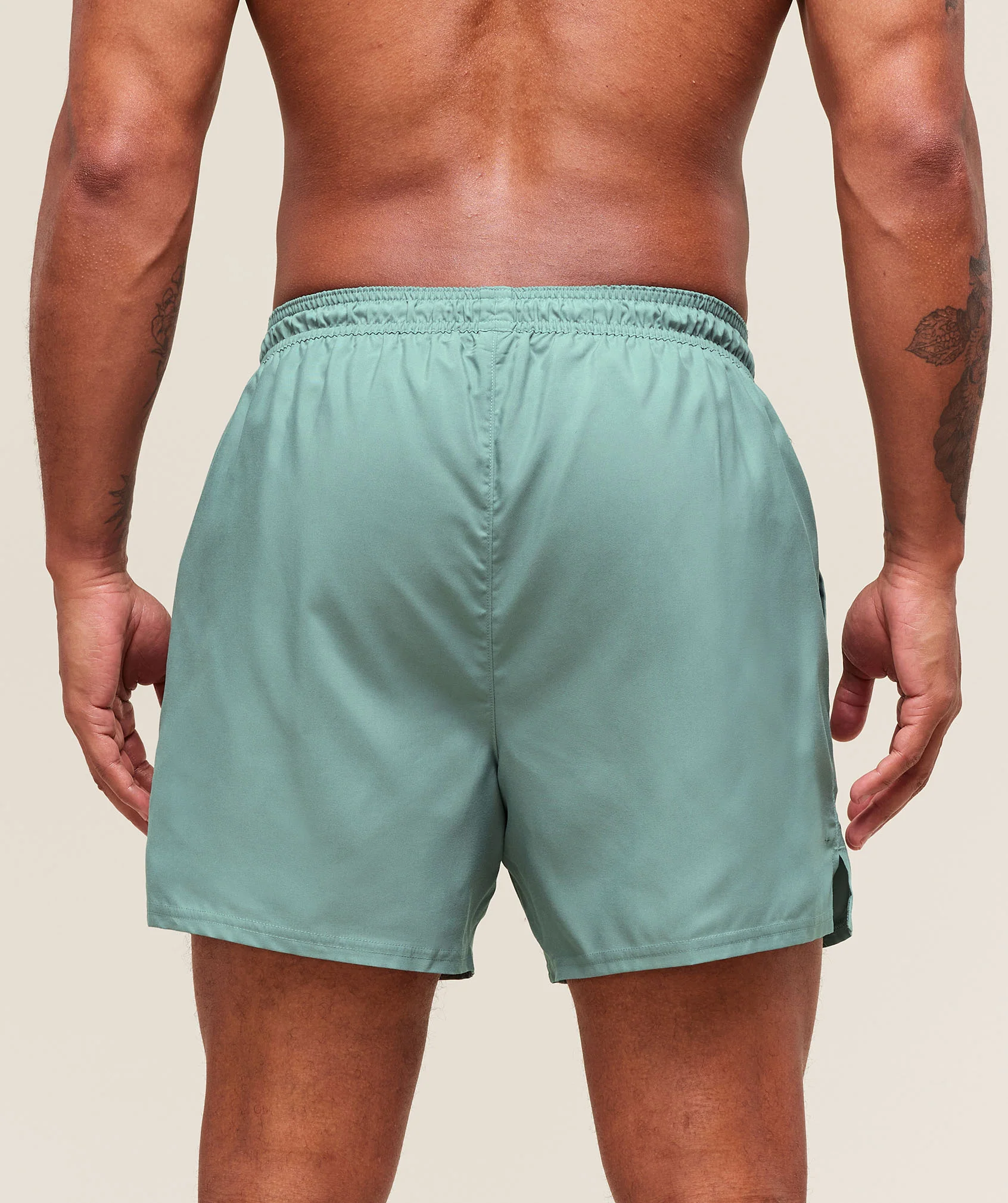 Gymshark 5" Swim Shorts - Celeste Blue - Image 2
