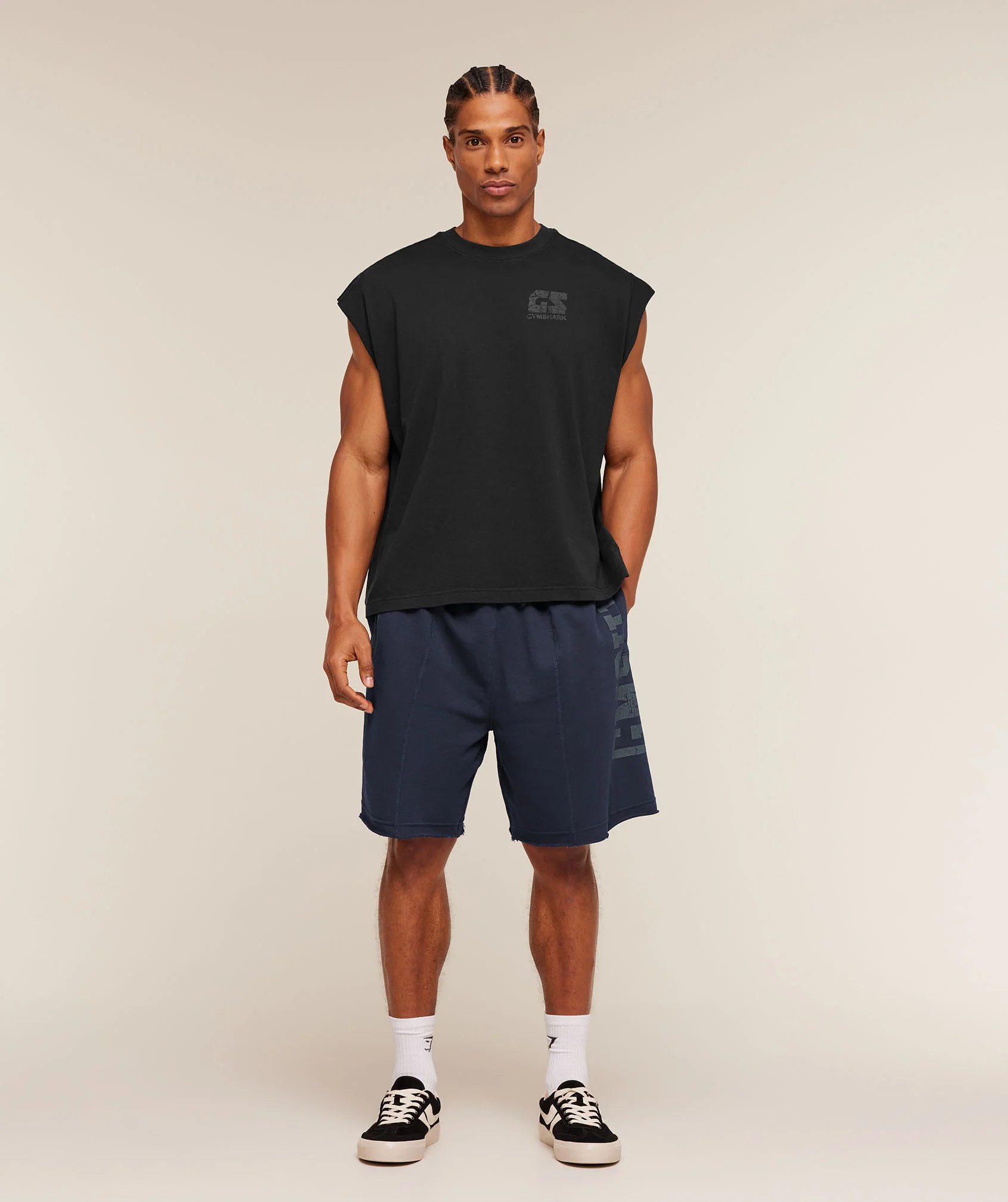 Gymshark Accent Capped Sleeve T-Shirt - Black - Image 5