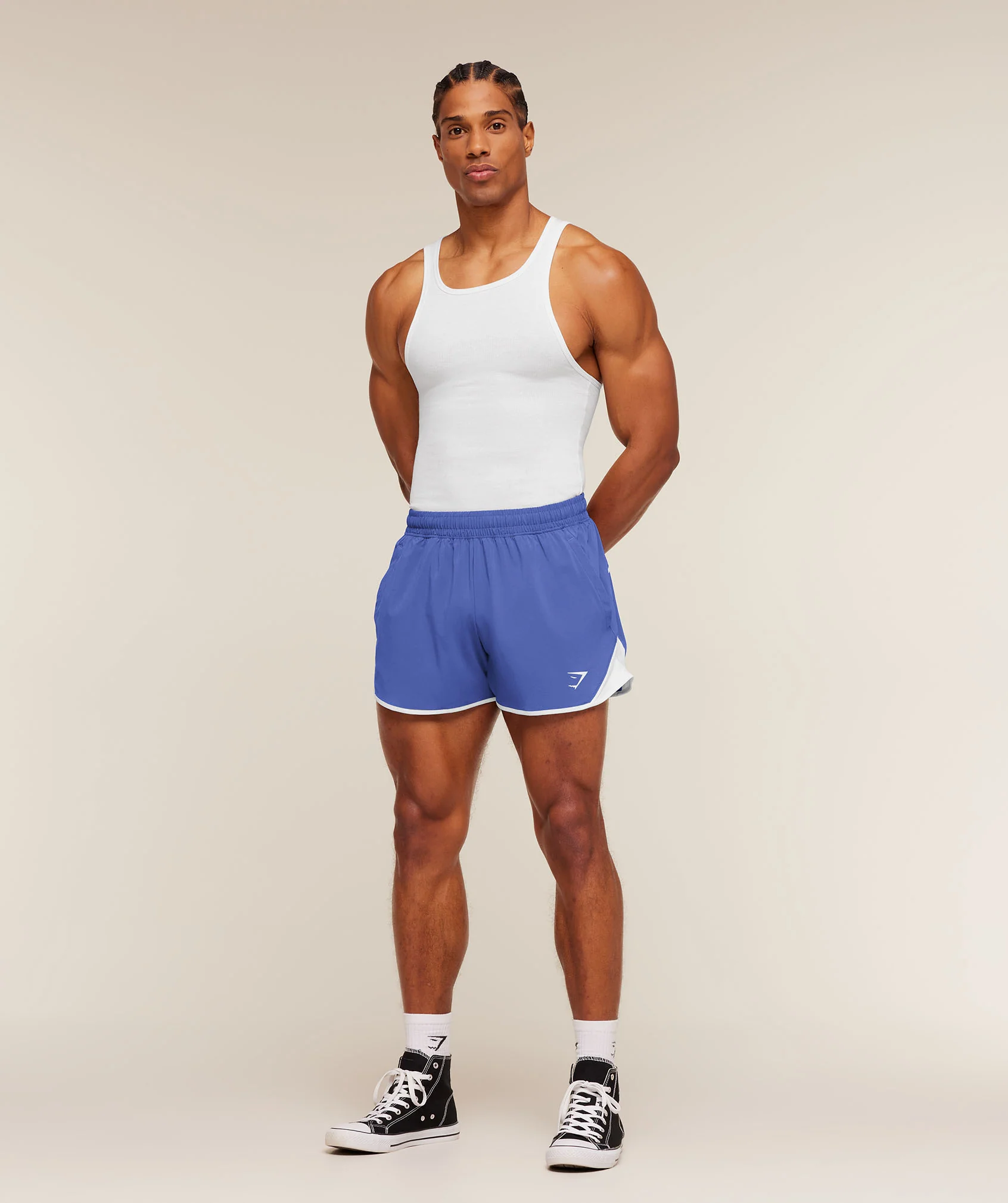 Gymshark Accent Conditioning Shorts - Force Blue - Image 4