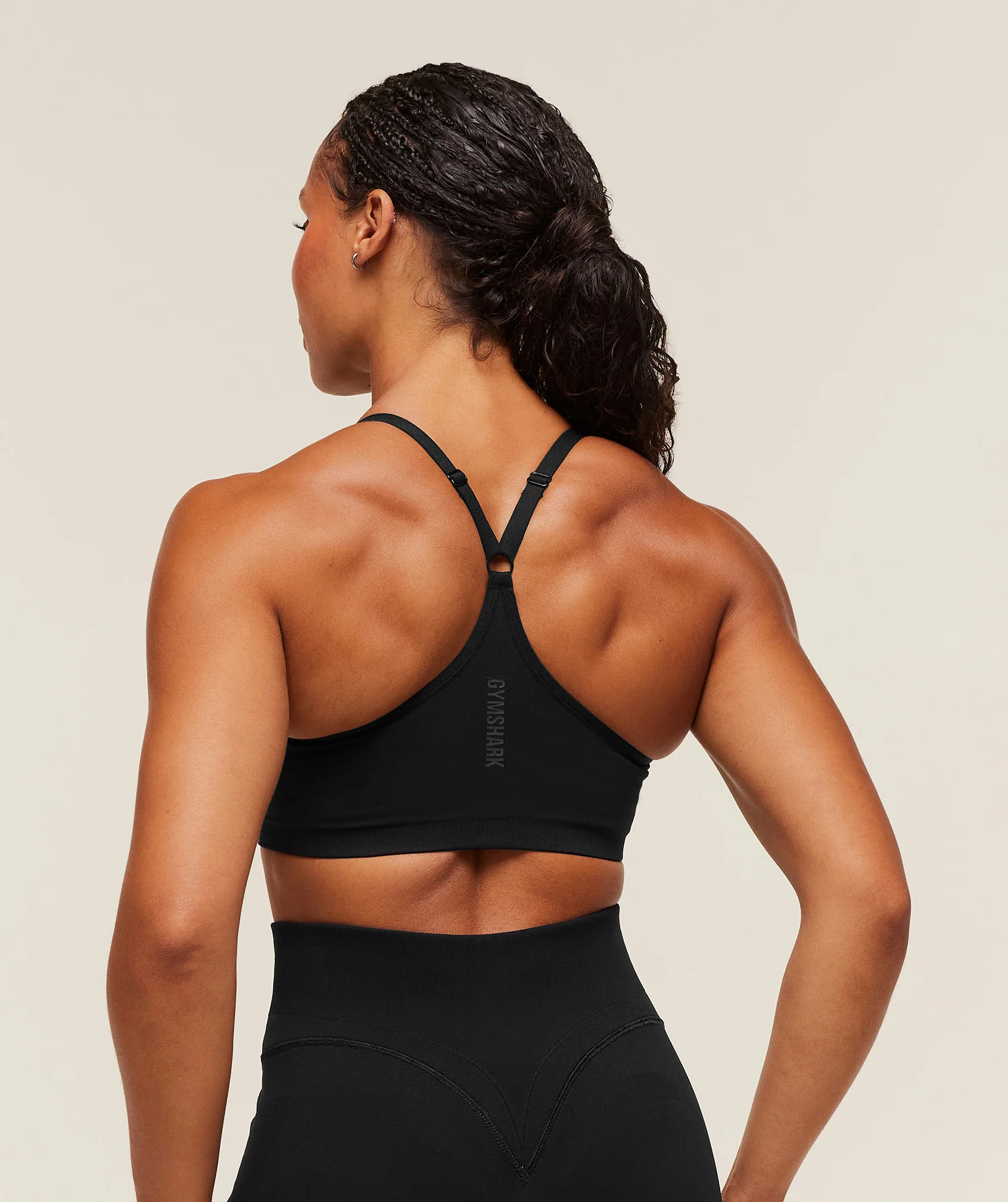 Gymshark Activate Seamless Bralette - Black - Image 3
