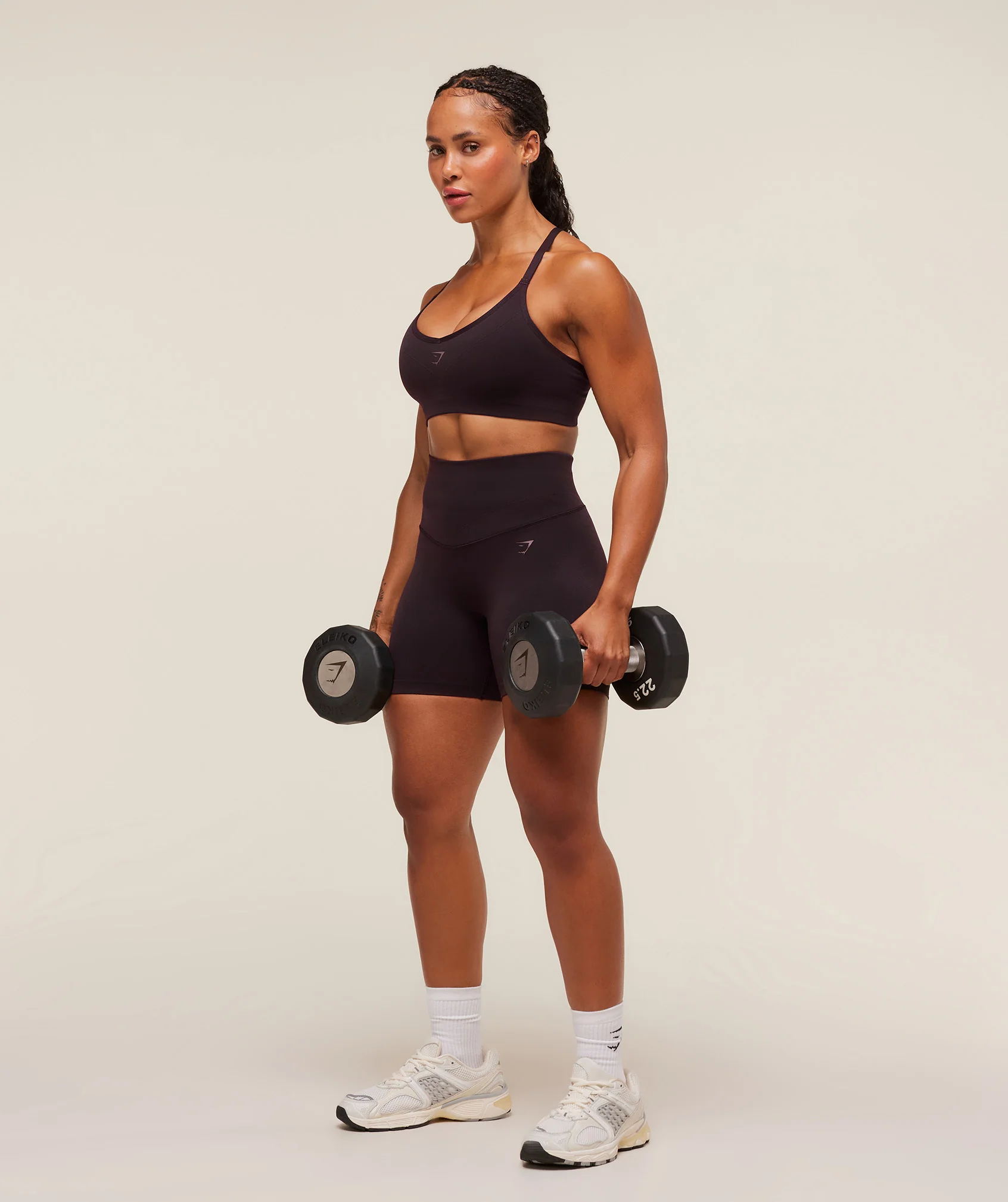 Gymshark Activate Seamless Bralette - Plum Brown - Image 4