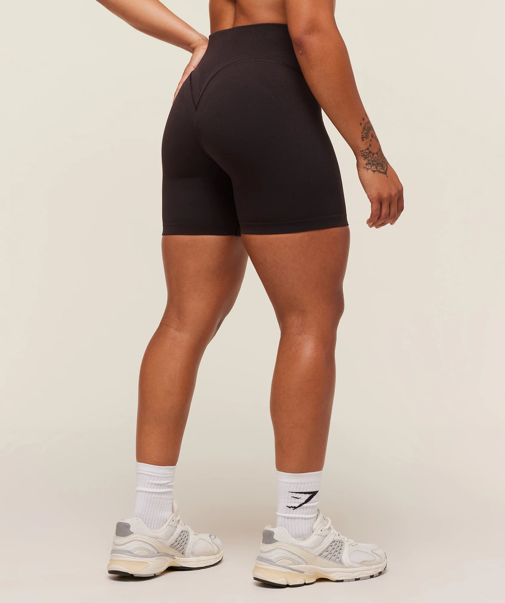 Gymshark Activate Seamless Shorts - Plum Brown - Image 3