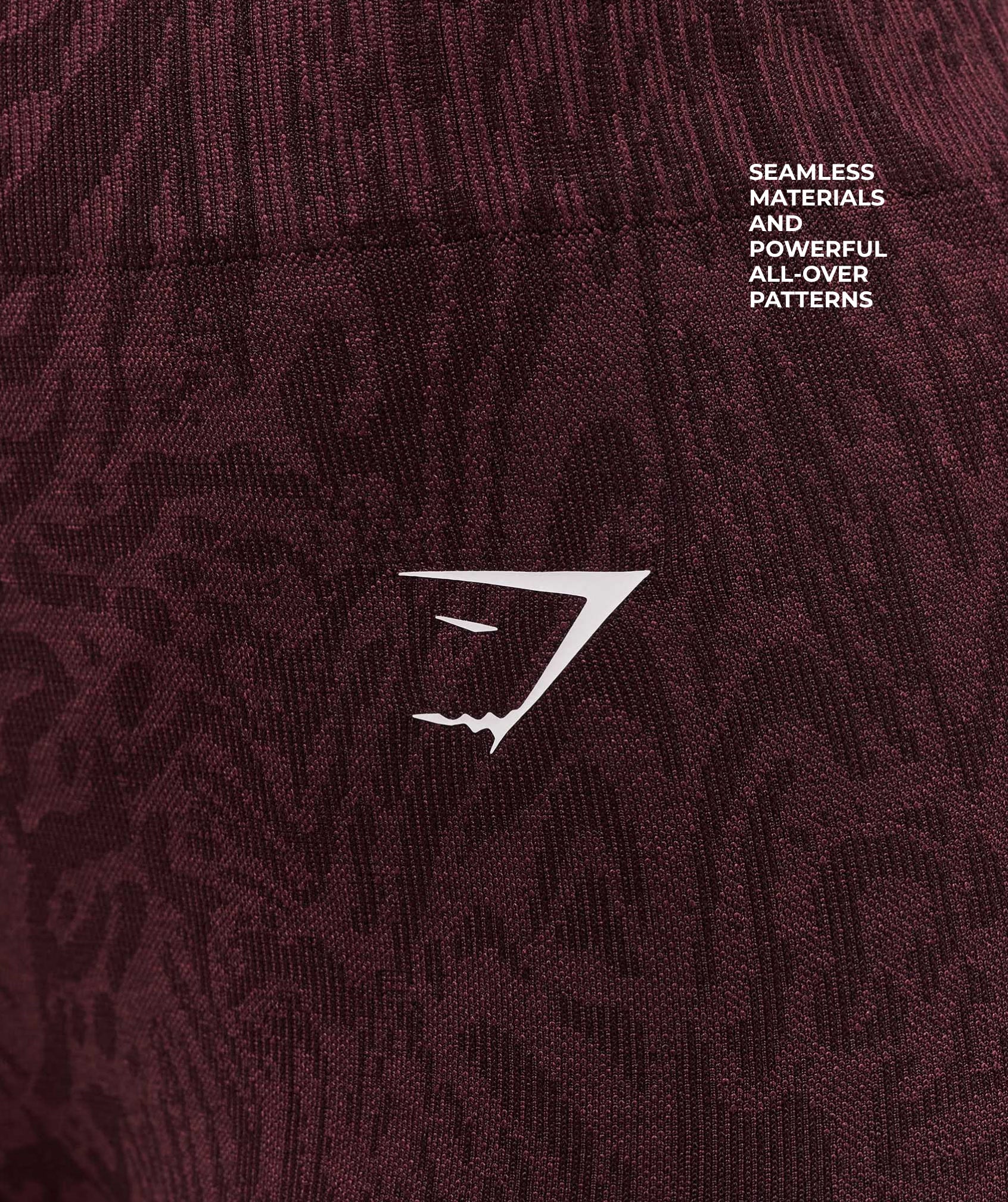 Gymshark Adapt Animal Seamless Leggings - Cherry Purple/Reset Pink - Image 6