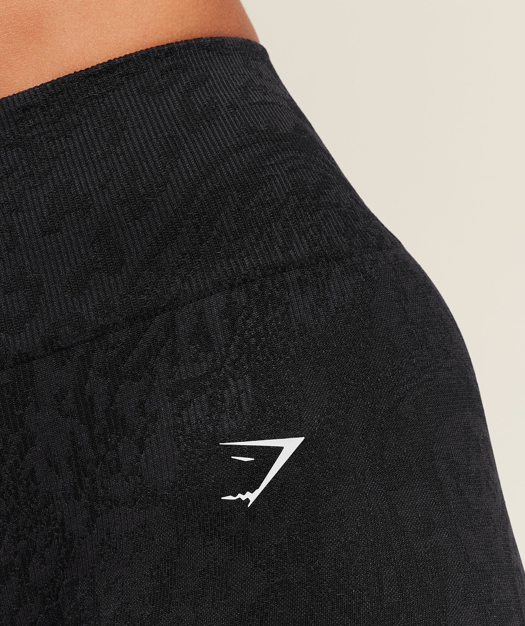 Gymshark Adapt Animal X Whitney Shorts - Black / Asphalt Grey - Image 7