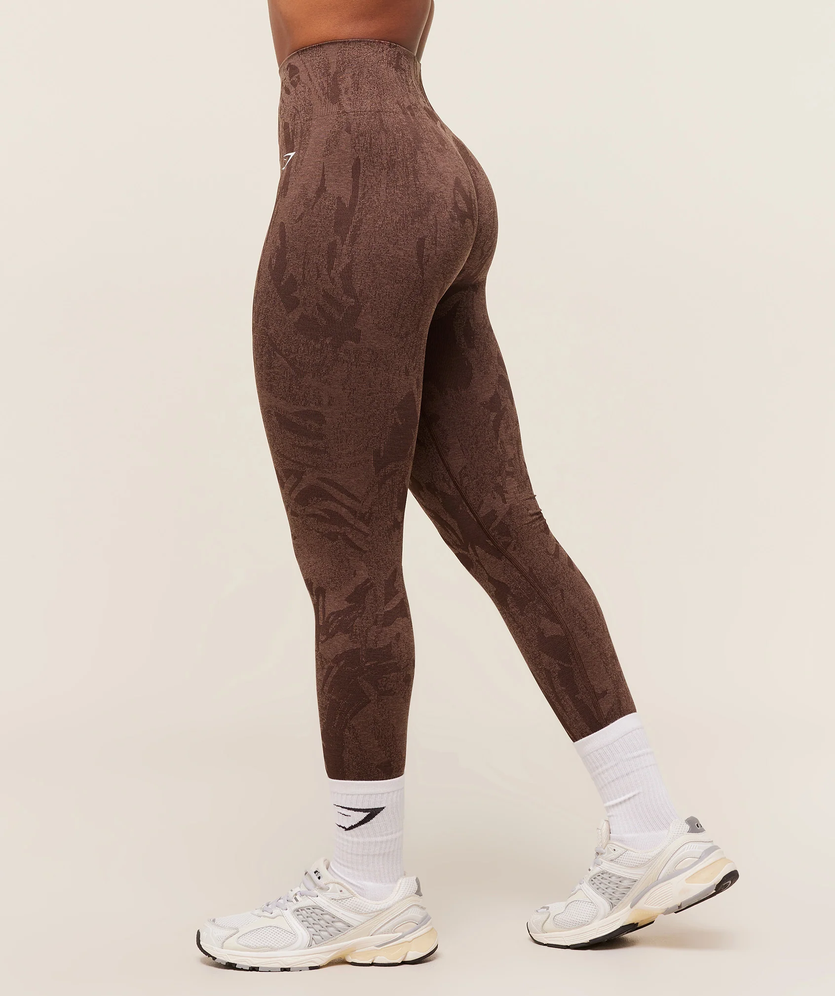 Gymshark Adapt Camo Seamless Leggings - Archive Brown/Soft Brown - Image 3