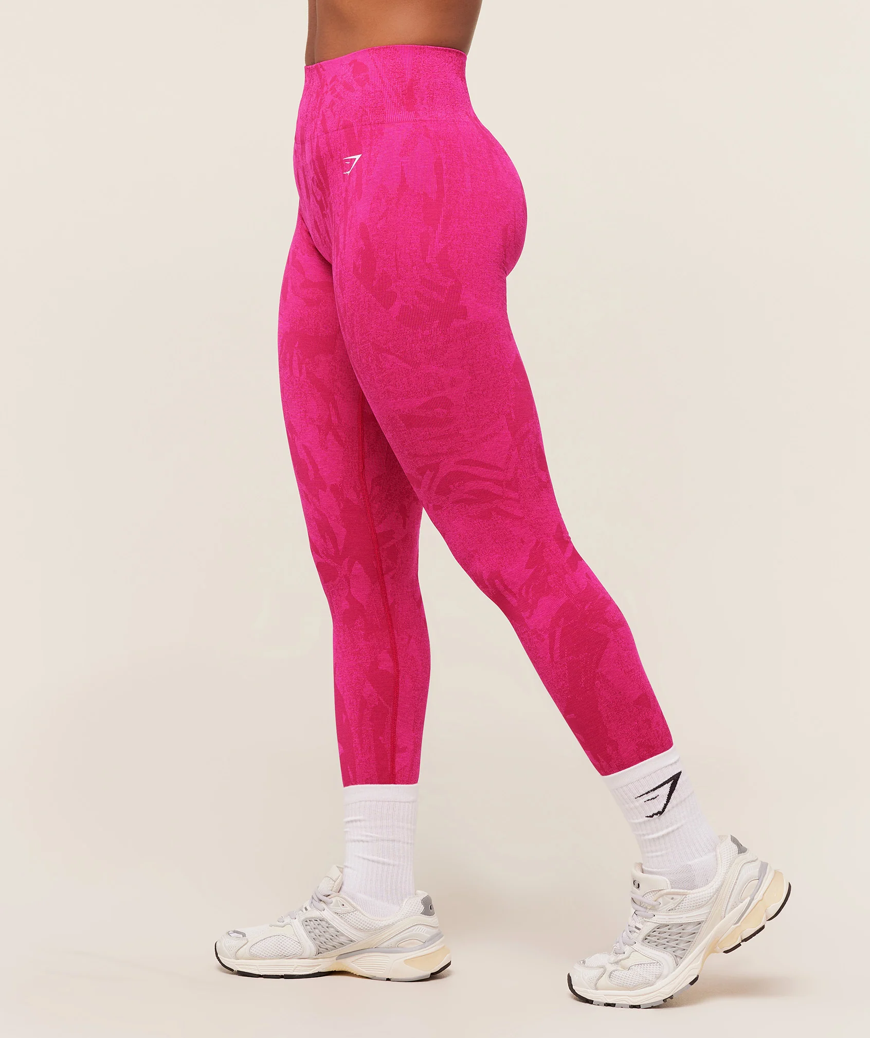 Gymshark Adapt Camo Seamless Leggings - Build Pink/Energy Pink - Image 3