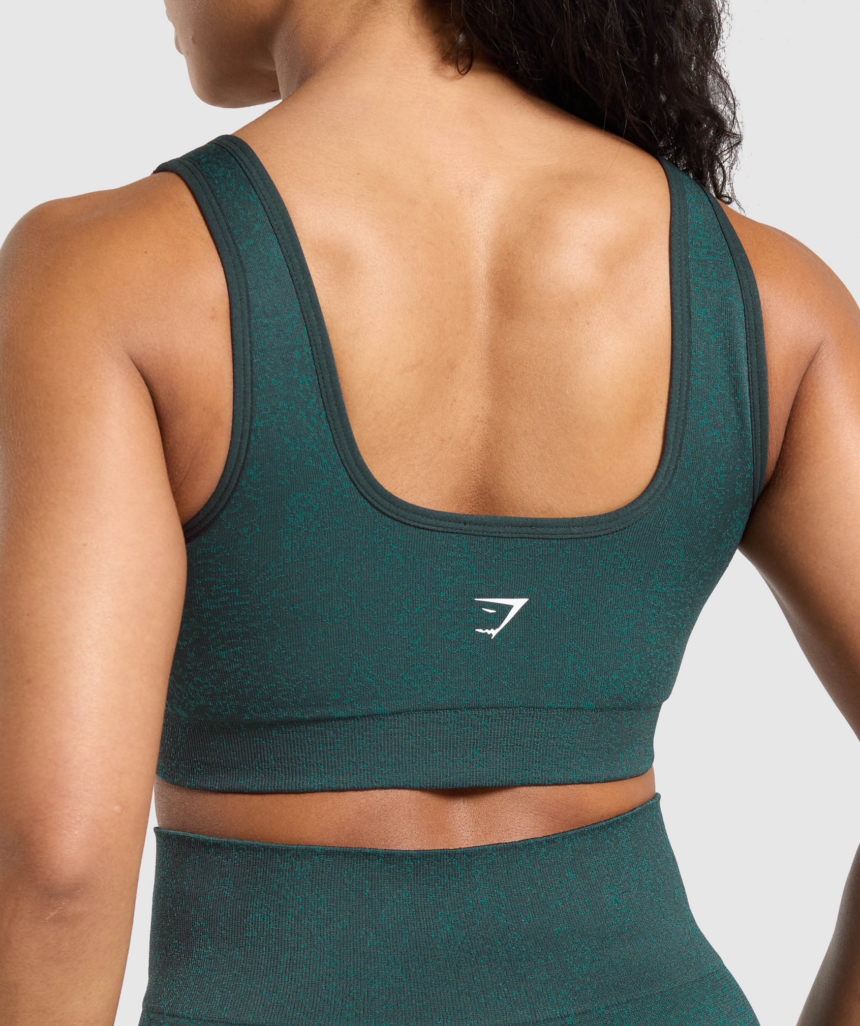 Gymshark Adapt Fleck Sports Bra - Darkest Teal/Functional Teal - Image 5