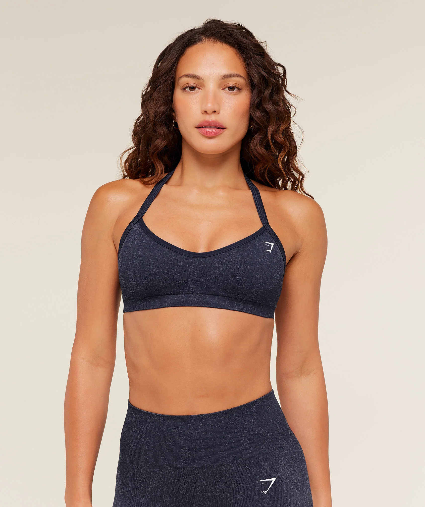 Gymshark Adapt Fleck Sports Bra - Heavy Blue/Iron Blue - Image 2