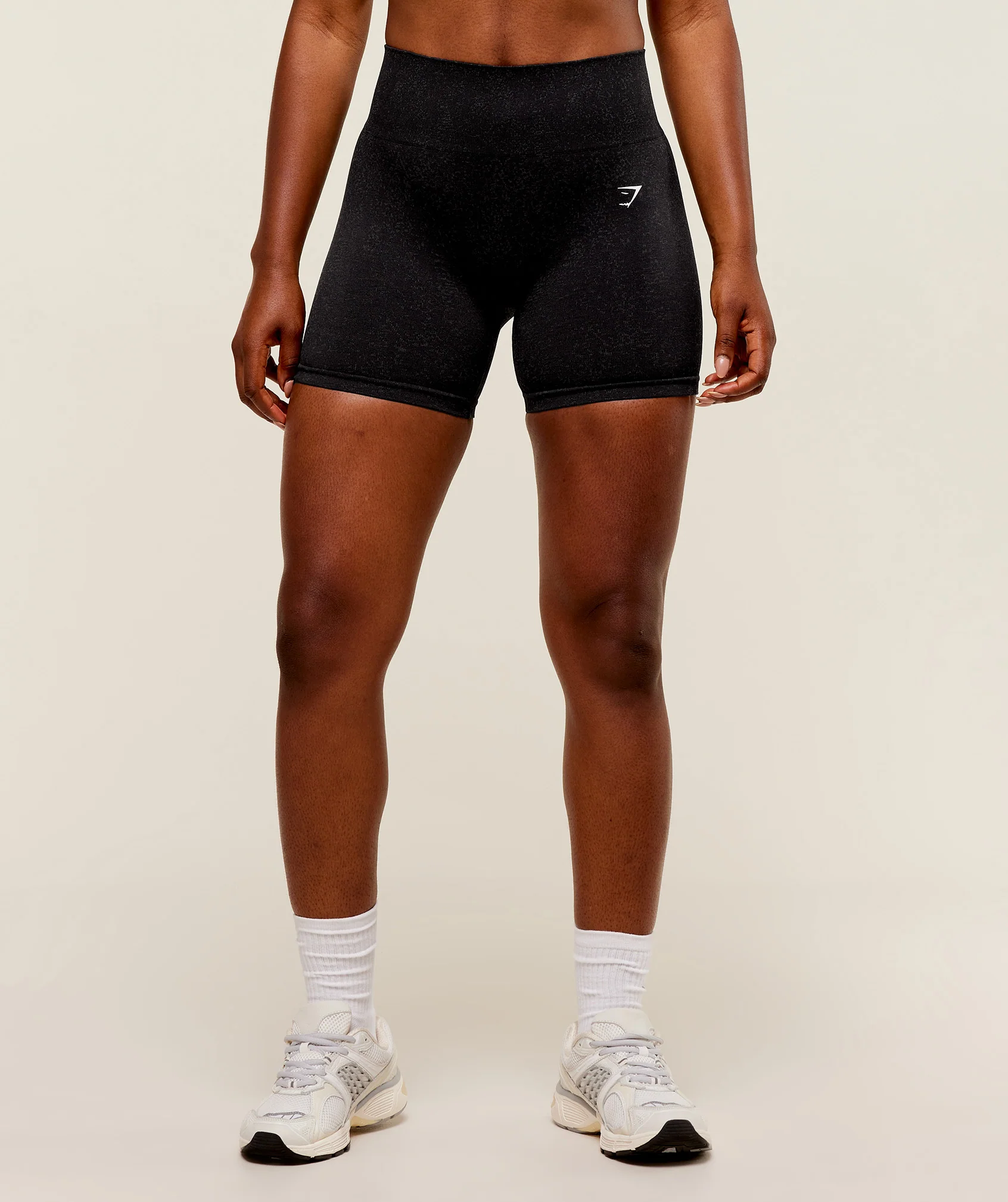 Gymshark Adapt Fleck Seamless Shorts - Black/Smokey Grey - Image 9