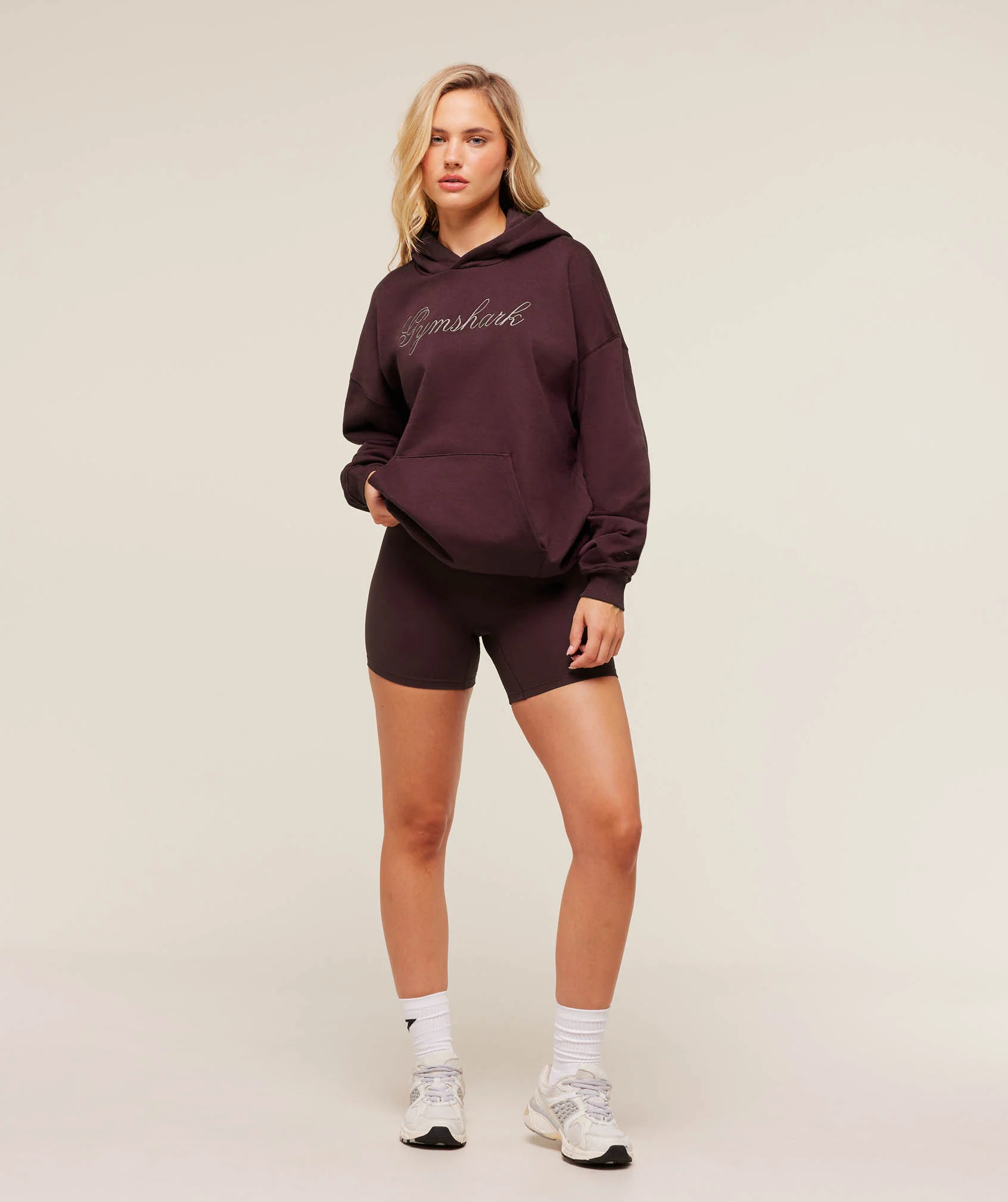 Gymshark All Seasons Graphic Hoodie - GS Cherry Purple - Image 4