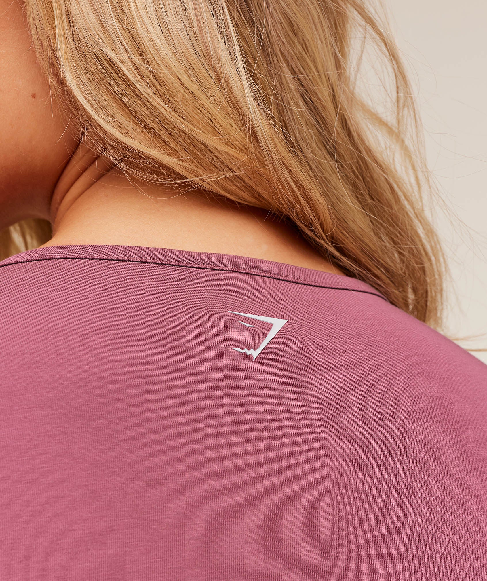 Gymshark All Seasons Graphic Long Sleeve Baby Tee - Reset Pink - Image 5