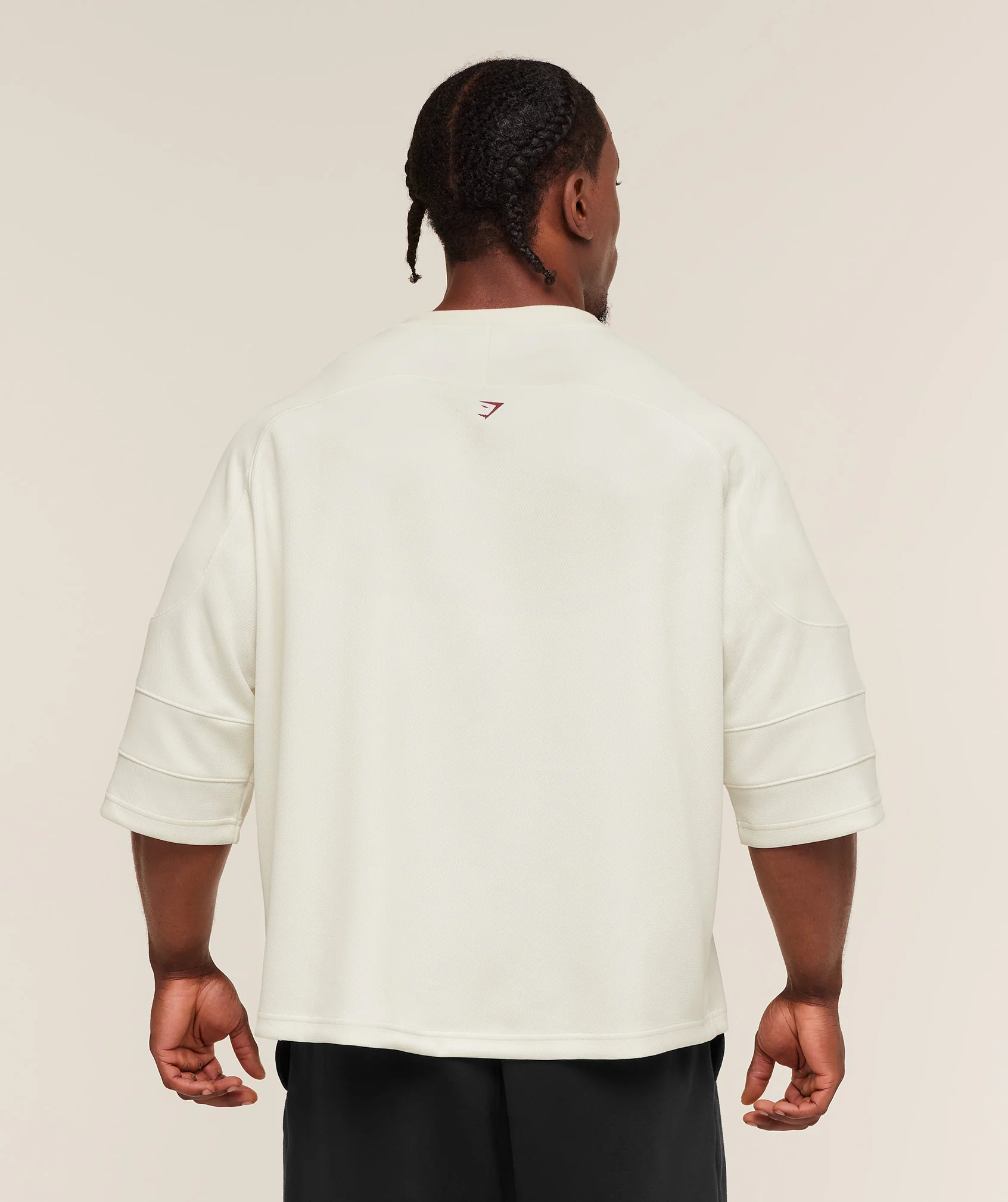 Gymshark American Football Jersey - Soft White - Image 4