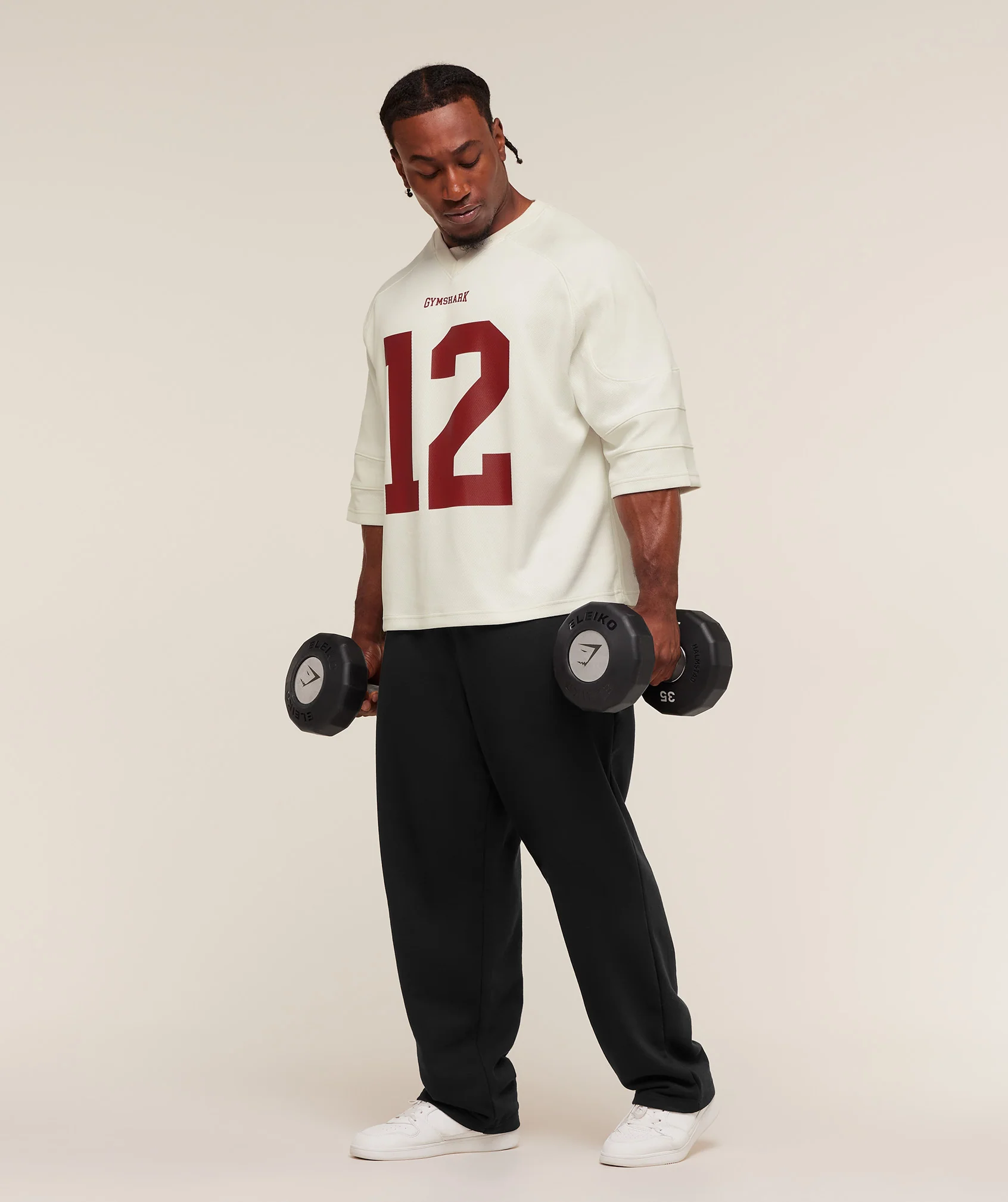 Gymshark American Football Jersey - Soft White - Image 6