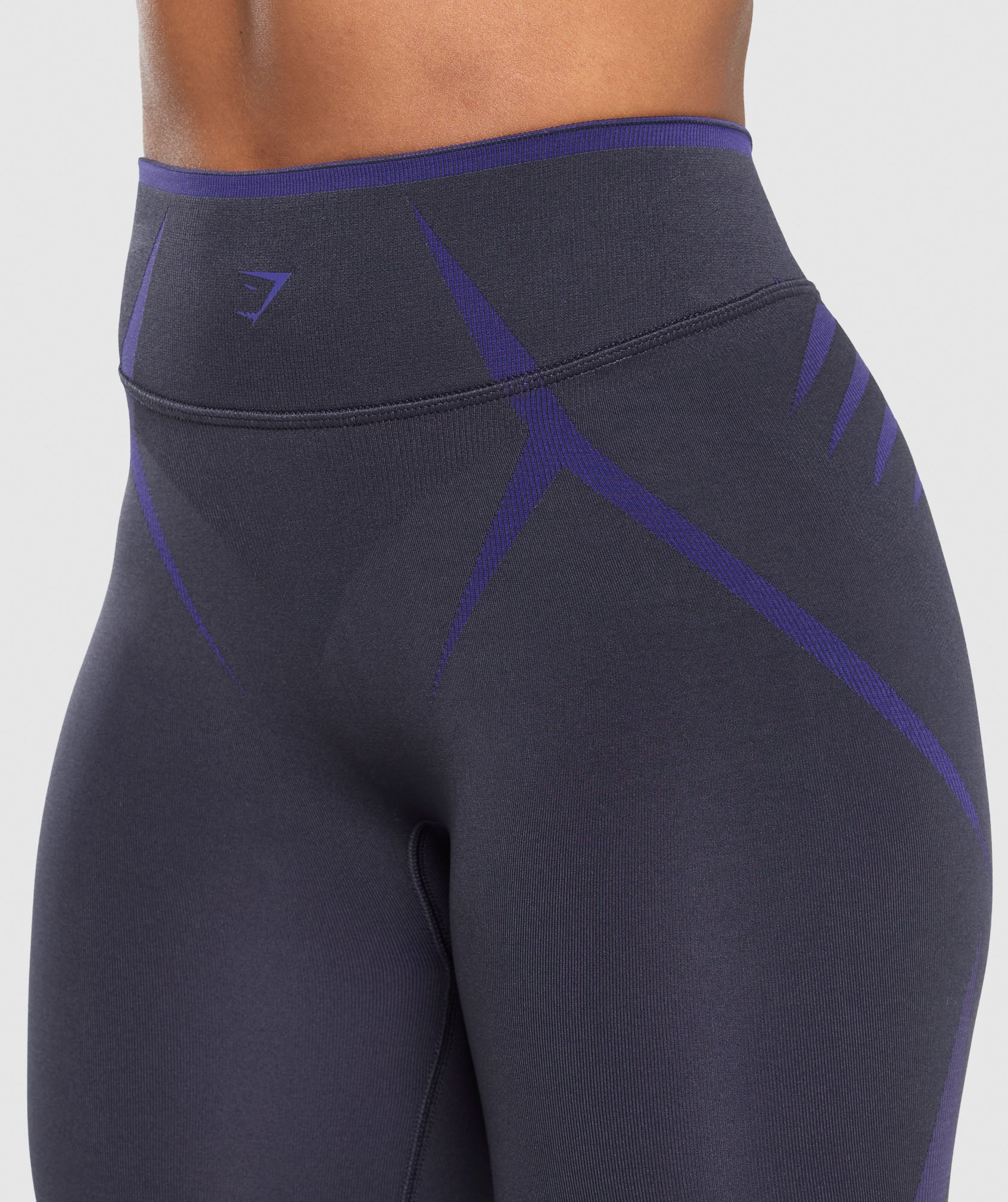 Gymshark Apex Lift Seamless Leggings - Heavy Blue/Cobalt Purple - Image 5