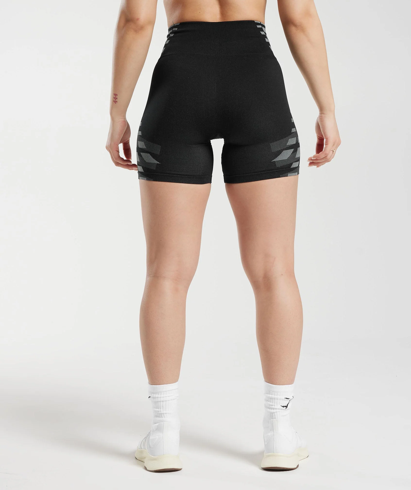 Gymshark Apex Limit Shorts - Black/Light Grey - Image 2