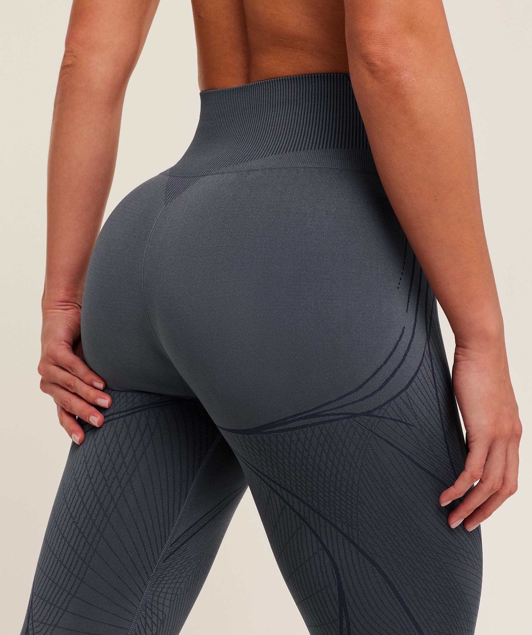 Gymshark Apex Seamless Leggings - Titanium Blue/Navy - Image 5