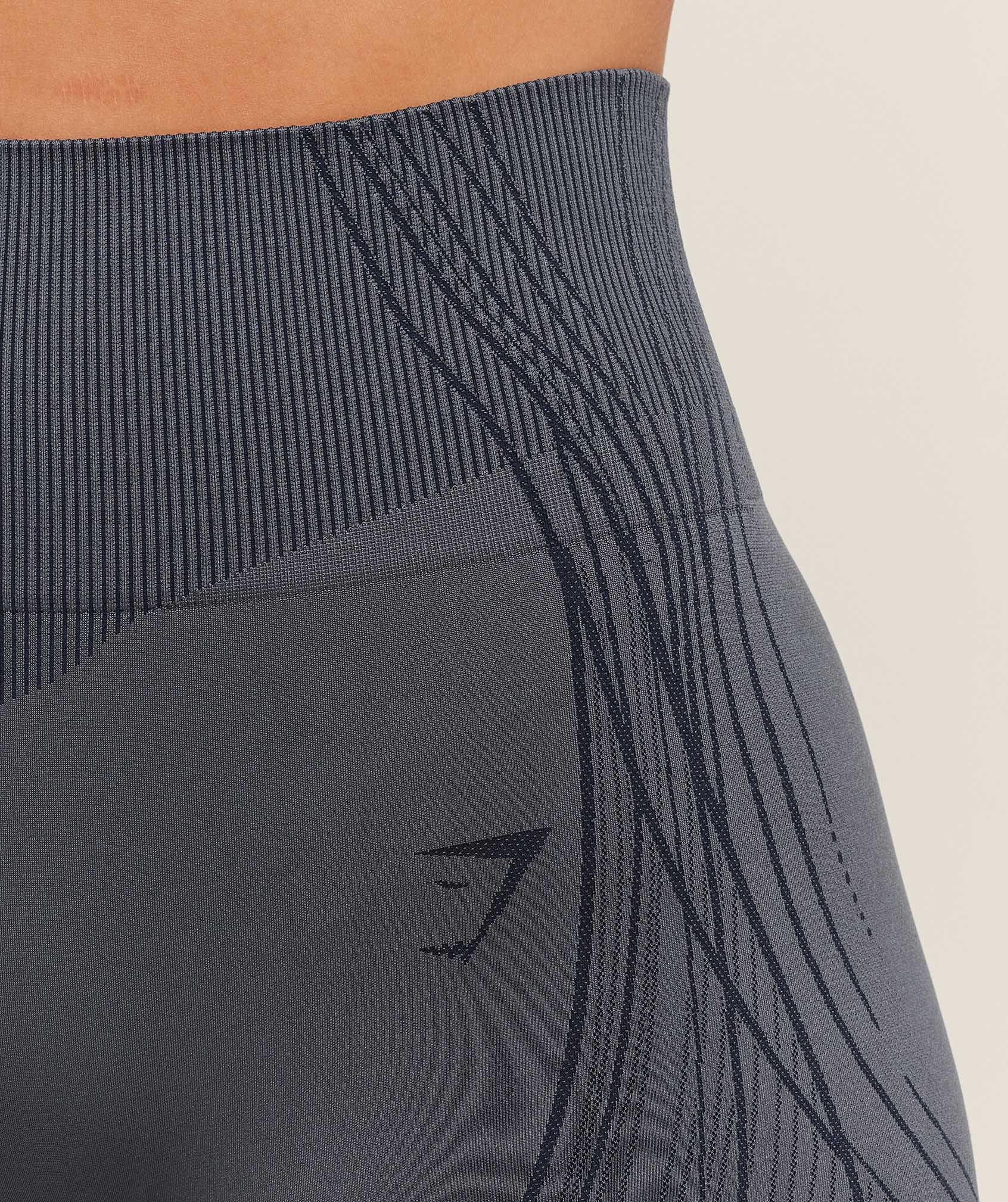 Gymshark Apex Seamless Leggings - Titanium Blue/Navy - Image 6