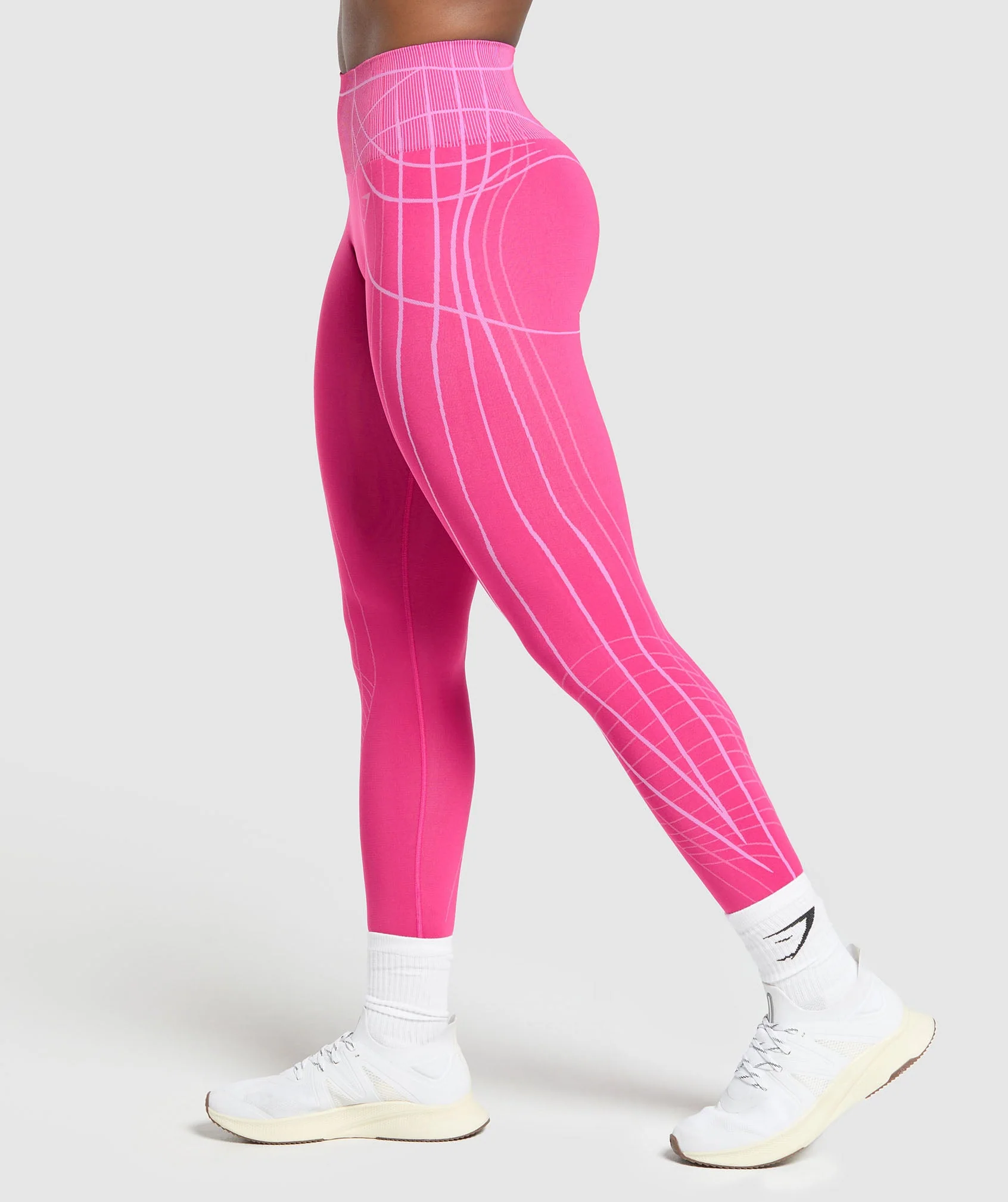 Gymshark Apex Seamless Leggings - Valley Pink/Sour Pink - Image 4