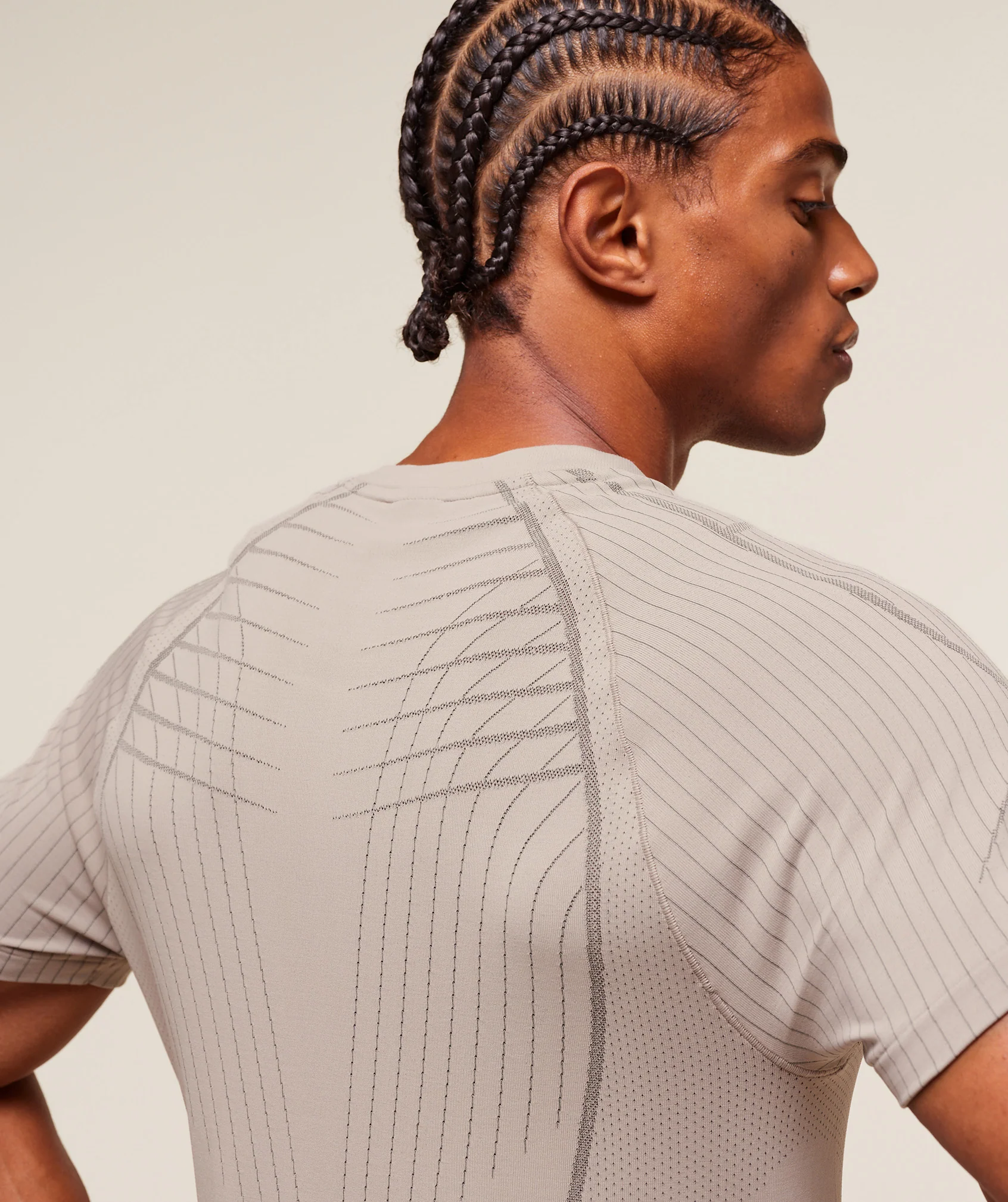Gymshark Apex Seamless T-Shirt - Mushroom Grey/Pitch Grey - Image 5
