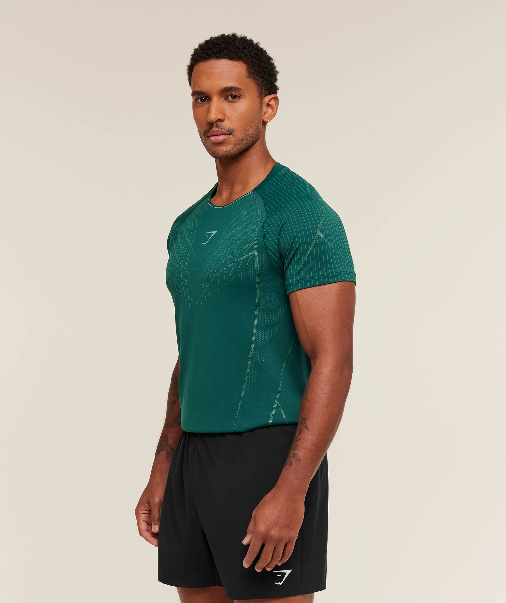 Gymshark Apex Seamless T-Shirt - Weighted Teal/Muted Teal - Image 3