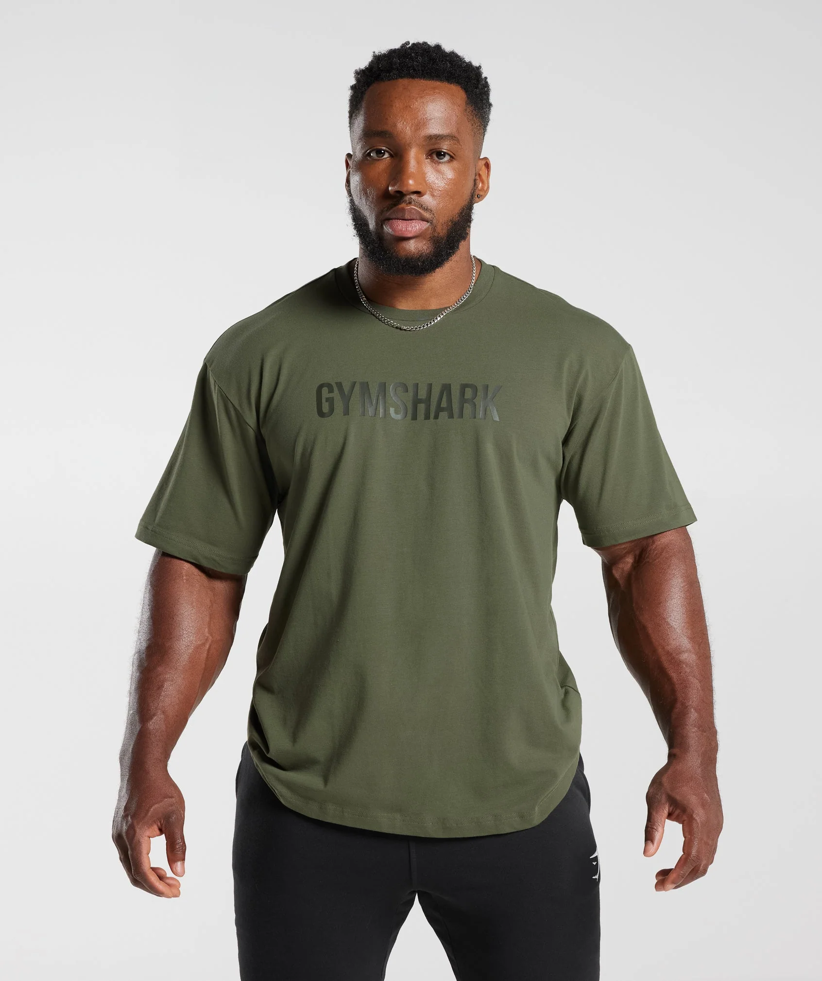 Gymshark Apollo Oversized T-Shirt - Core Olive