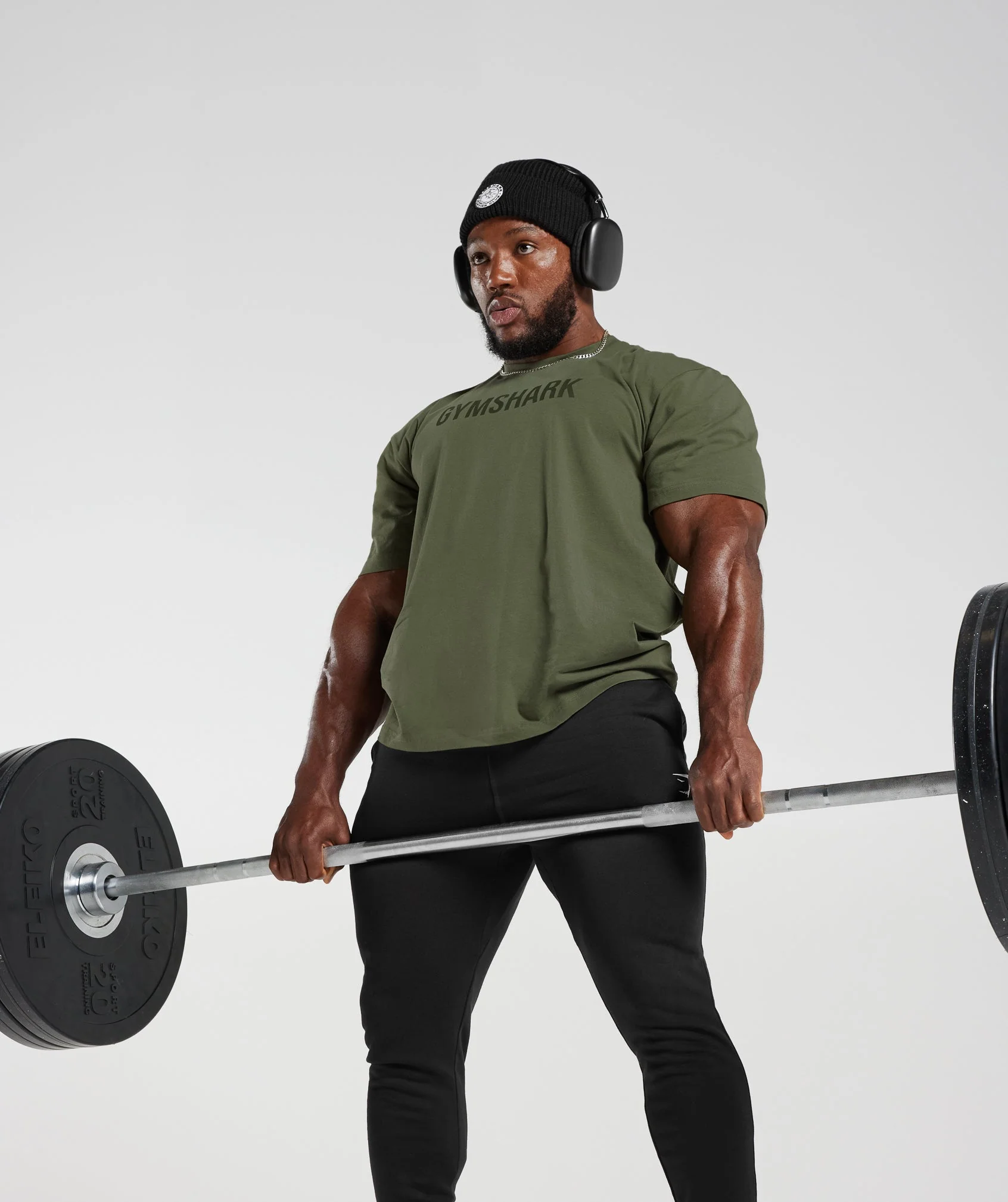Gymshark Apollo Oversized T-Shirt - Core Olive - Image 4