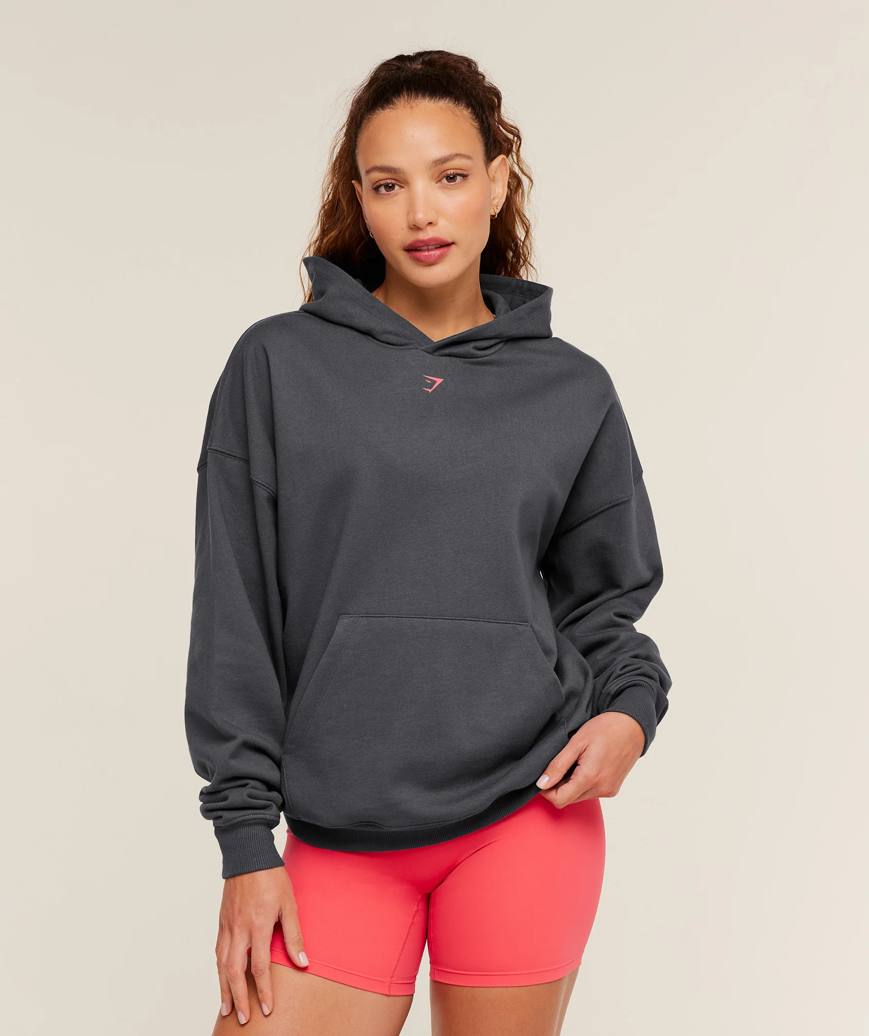 Gymshark Après-Lift Club Oversized Hoodie - Grey - Image 2