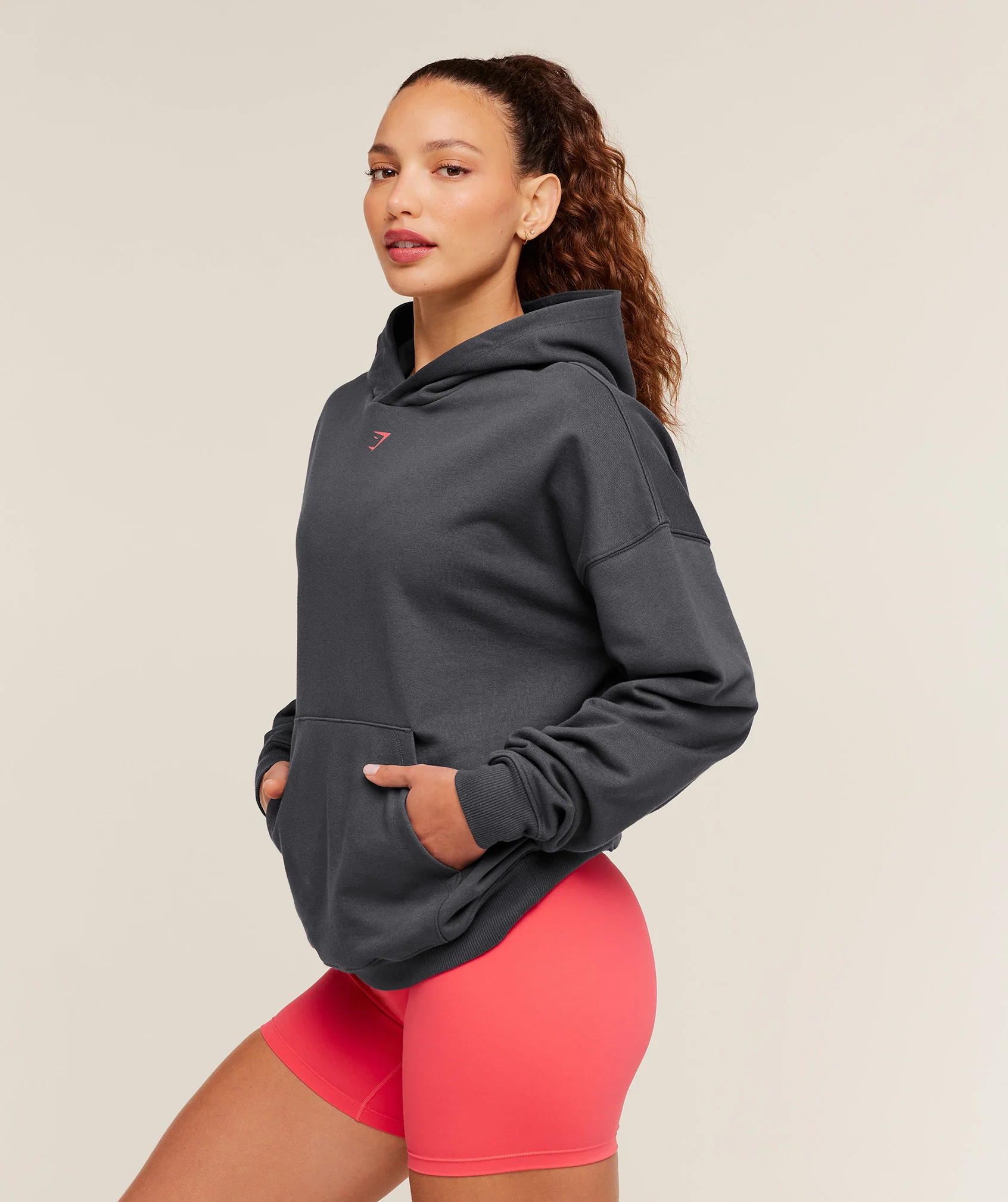 Gymshark Après-Lift Club Oversized Hoodie - Grey - Image 3