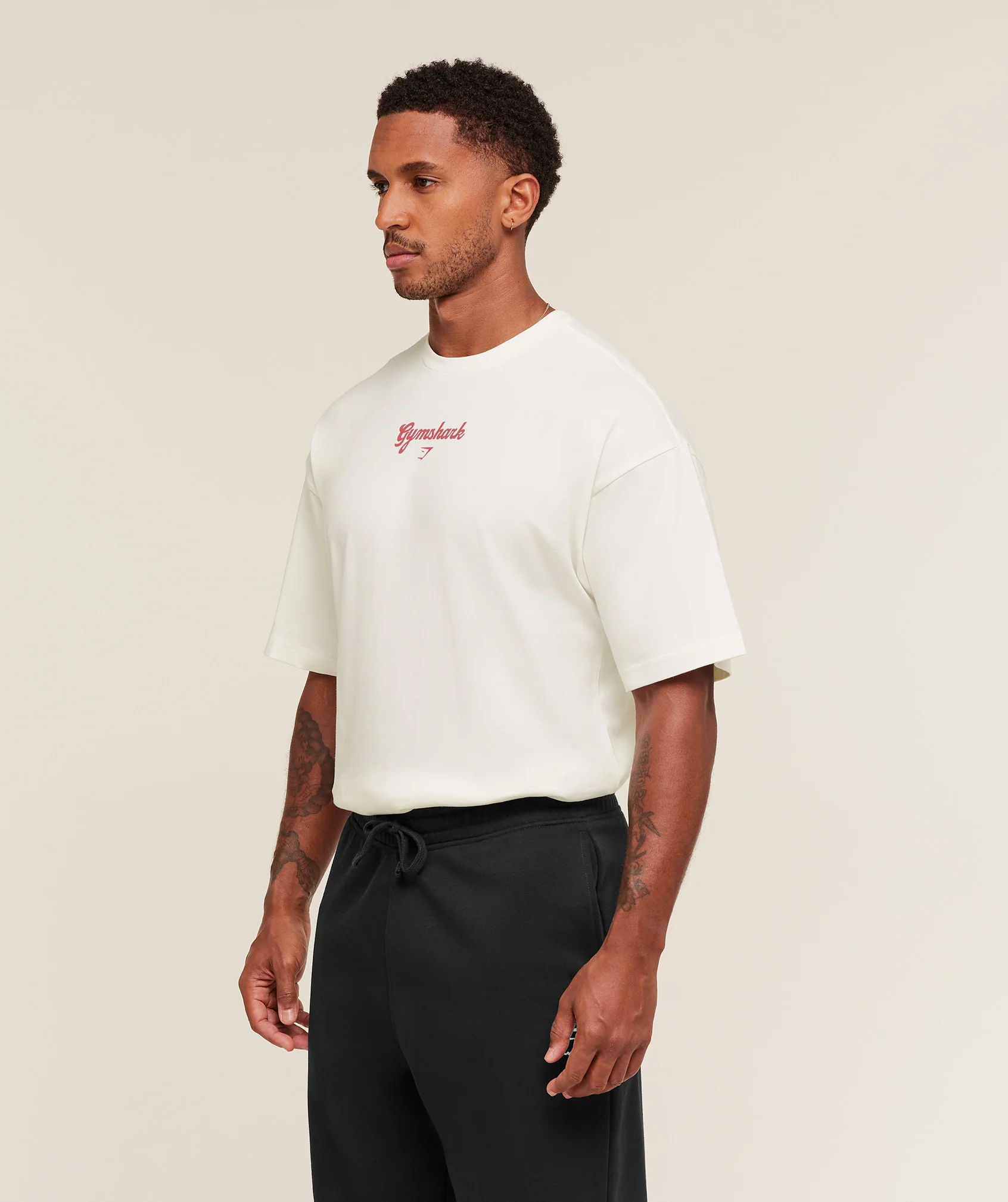 Gymshark Après-Lift Club T-Shirt - Soft White - Image 4