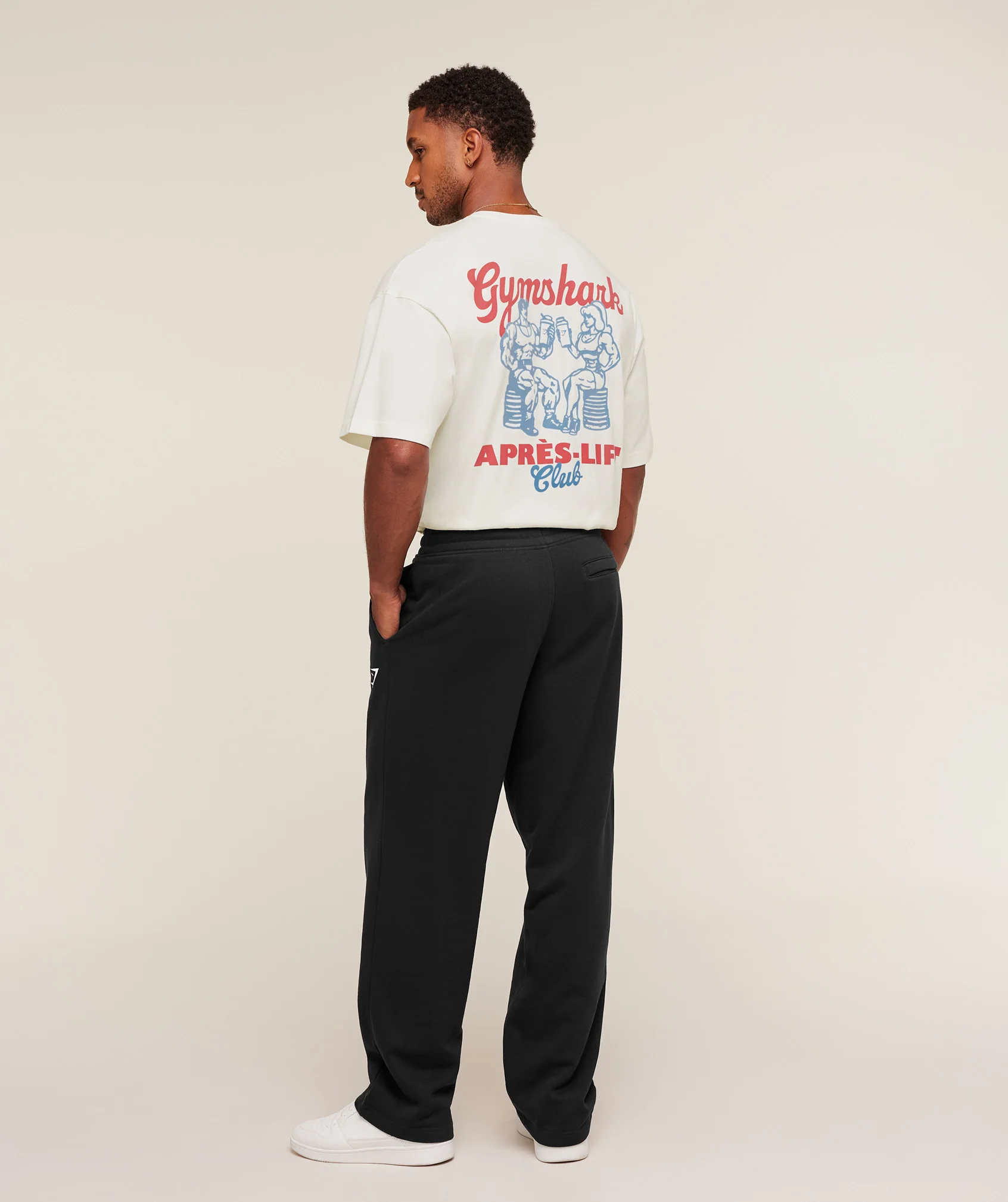 Gymshark Après-Lift Club T-Shirt - Soft White - Image 5