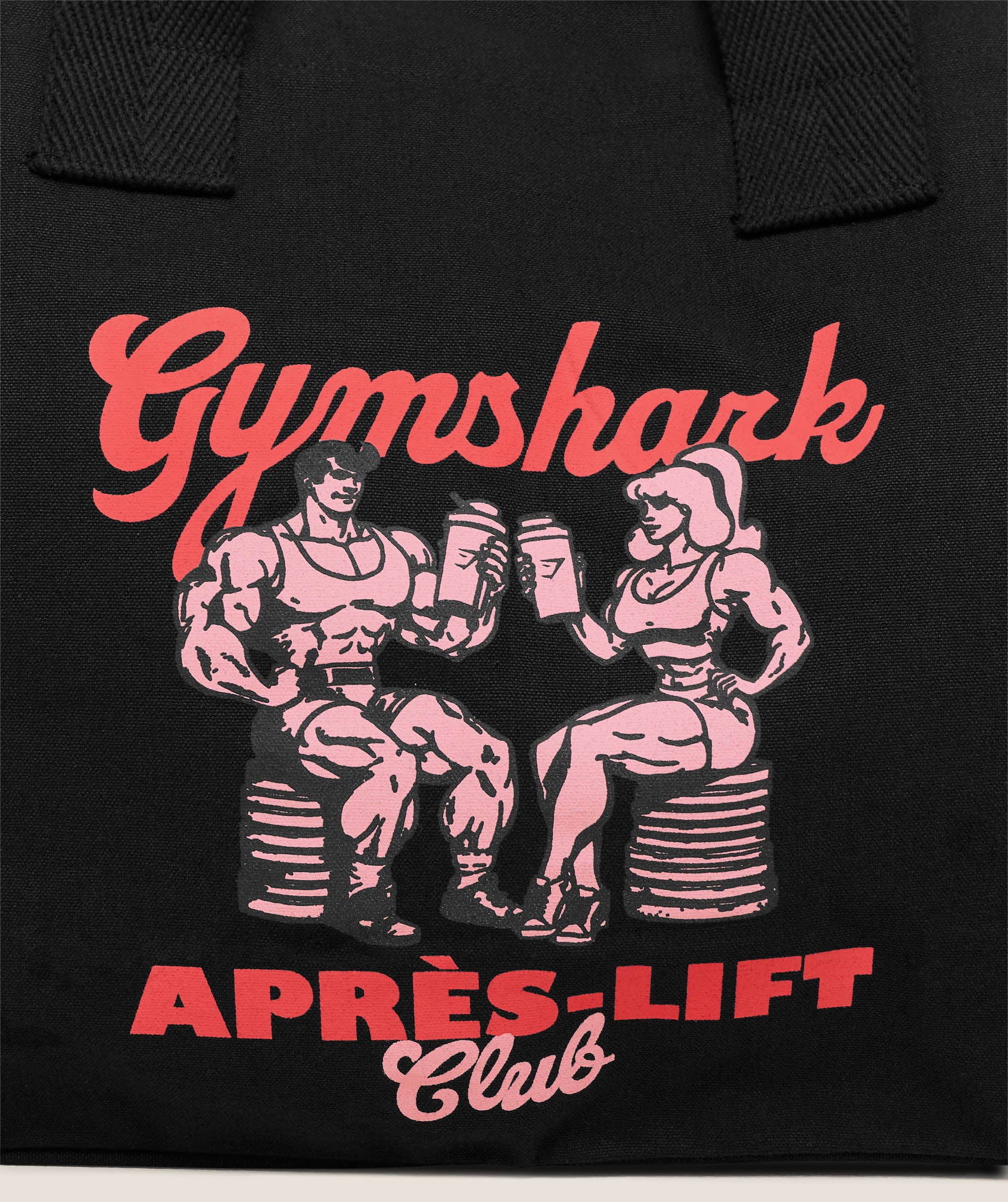 Gymshark Apres Lift Graphic Tote Bag - Black - Image 5