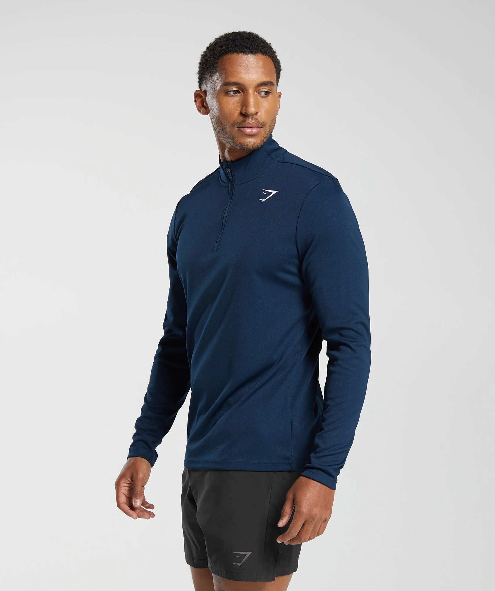 Gymshark Arrival 1/4 Zip Pullover - Navy - Image 3