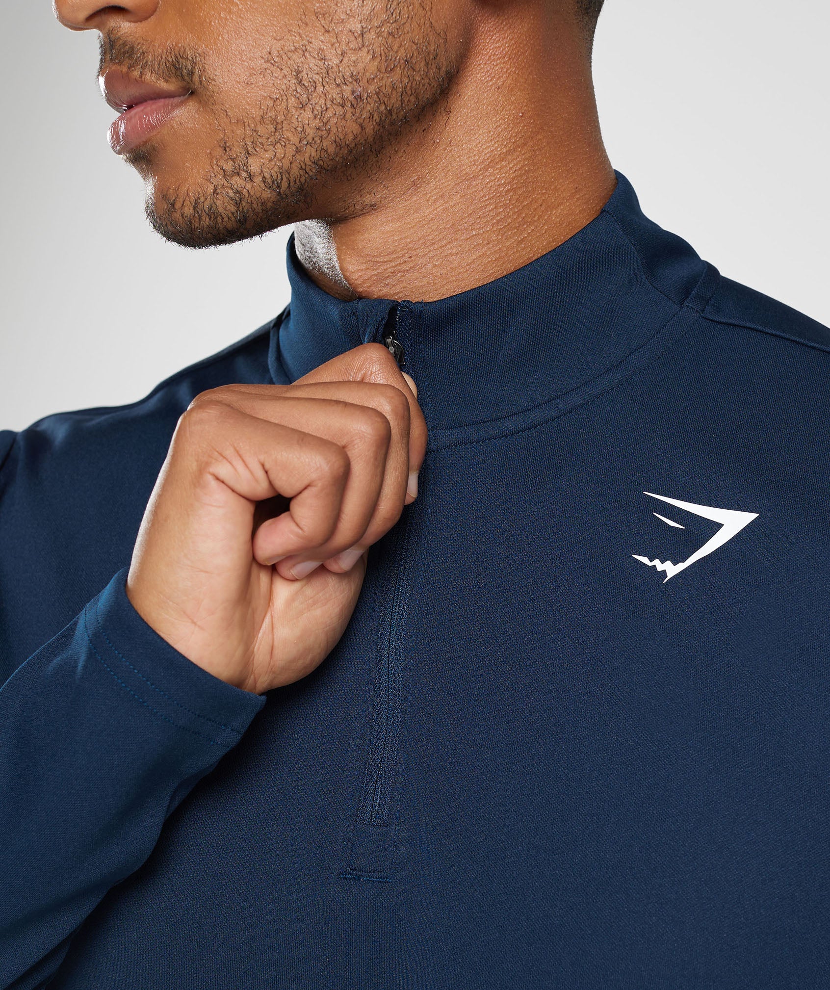 Gymshark Arrival 1/4 Zip Pullover - Navy - Image 5