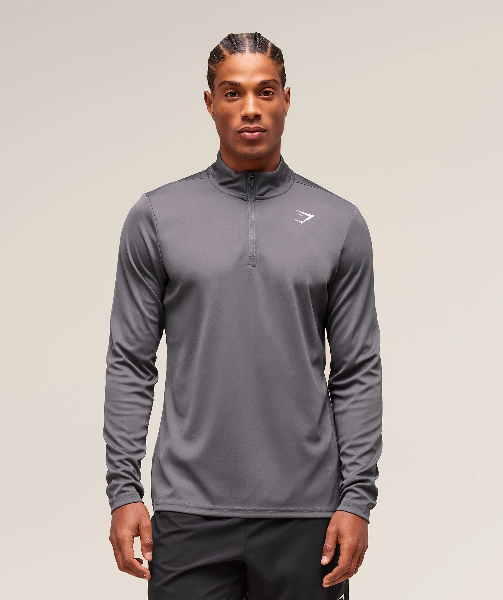 Gymshark Arrival 1/4 Zip - Silhouette Grey - Image 4