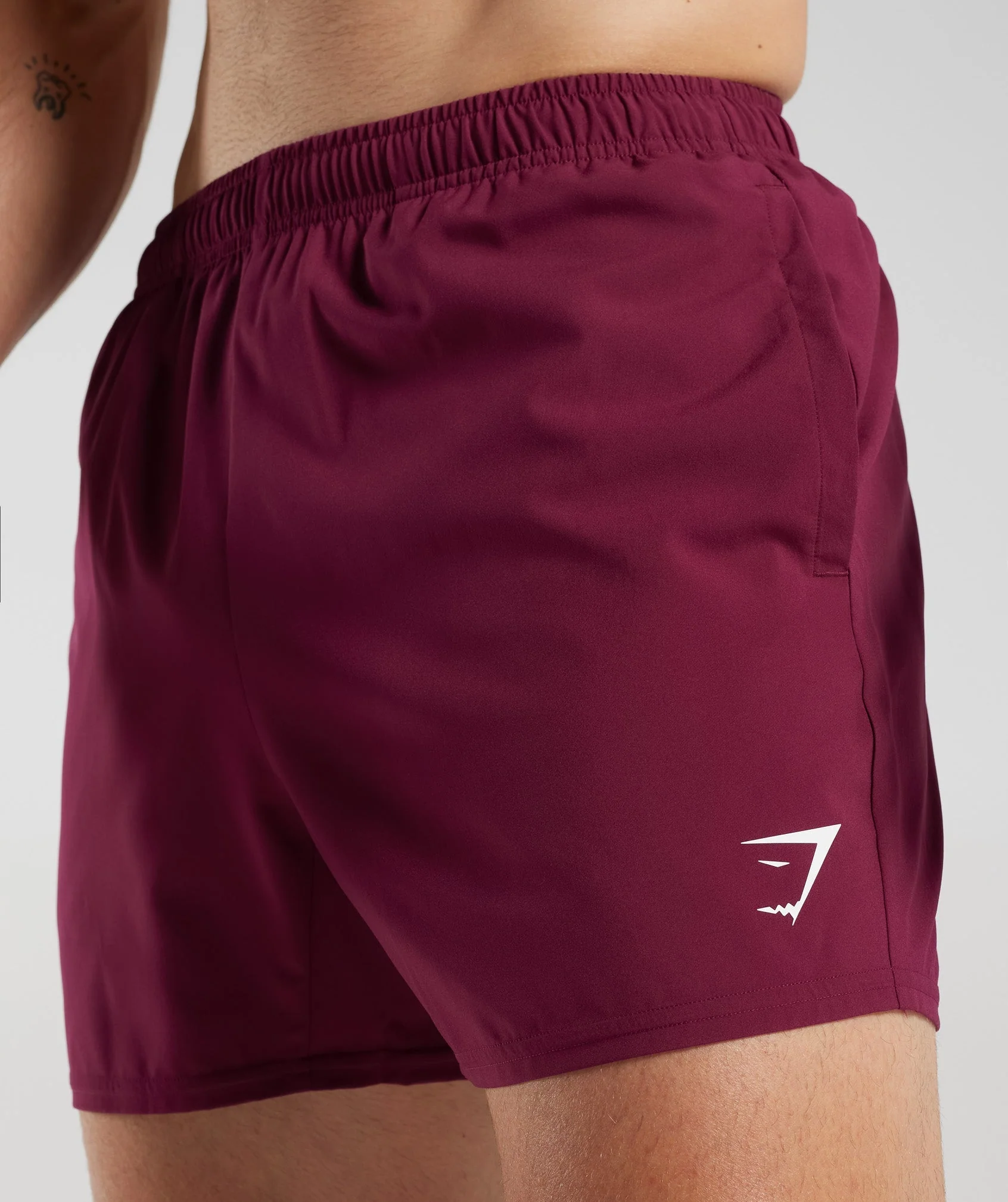 Gymshark Arrival 5" Shorts - Plum Pink - Image 4