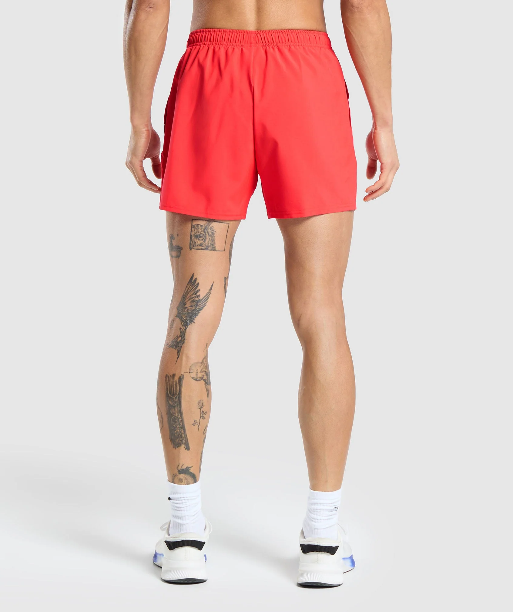 Gymshark Arrival 5" Shorts - Pow Red - Image 2