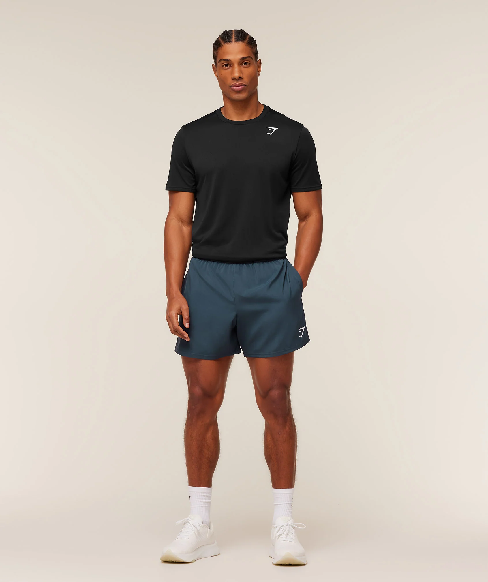Gymshark Arrival 5" Shorts - GS Stealth Blue - Image 4
