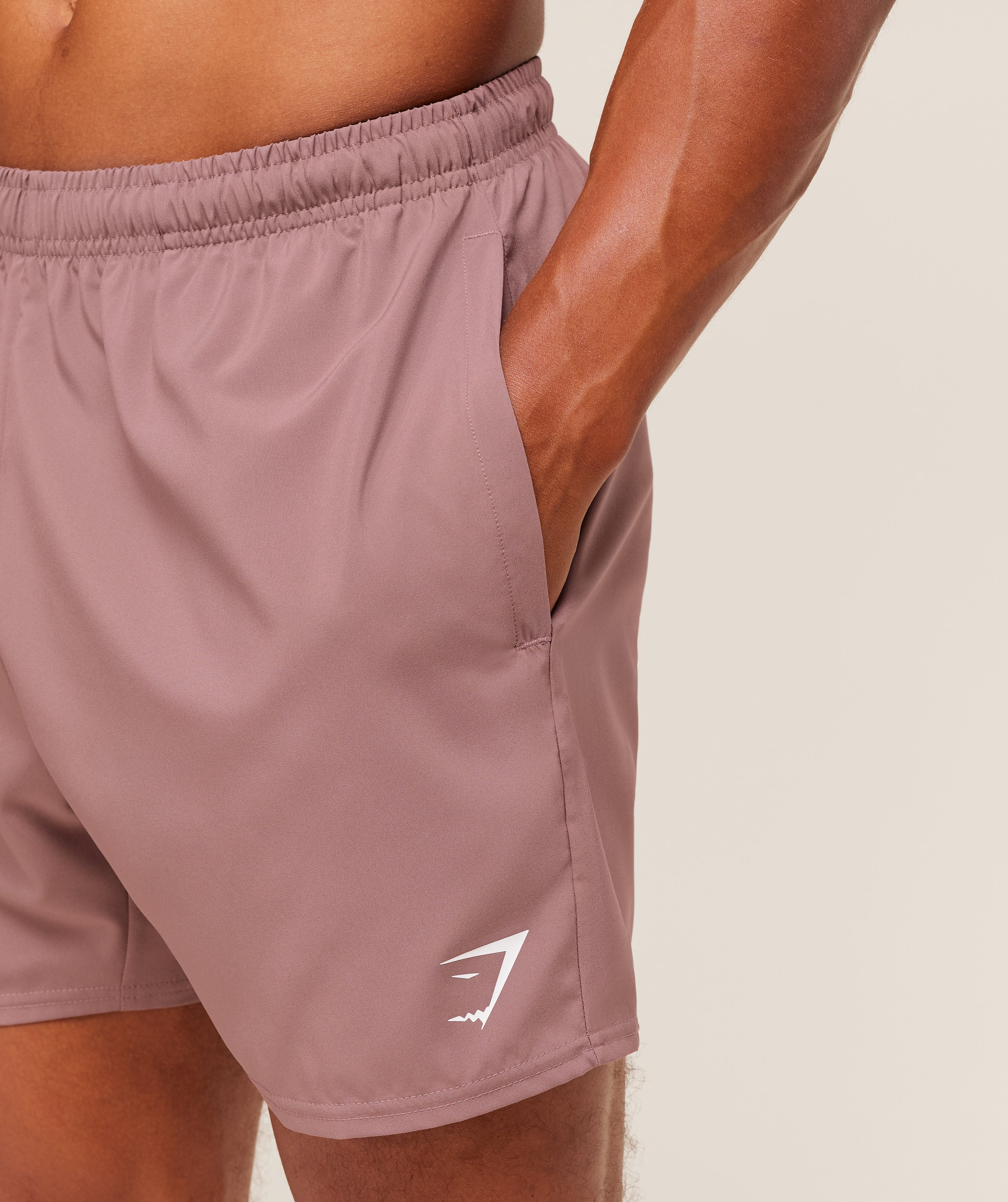 Gymshark Arrival 5" Shorts - Chestnut Pink - Image 4